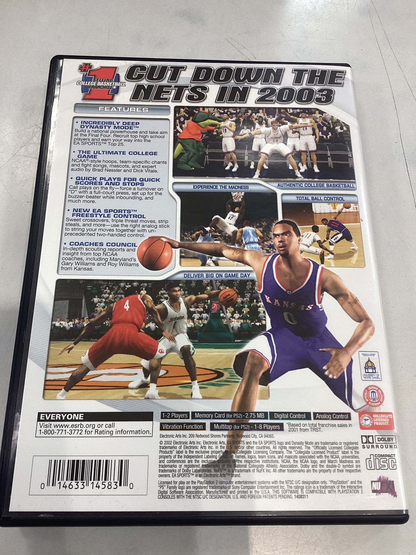 NCAA March Madness 03 -PS2- Used
