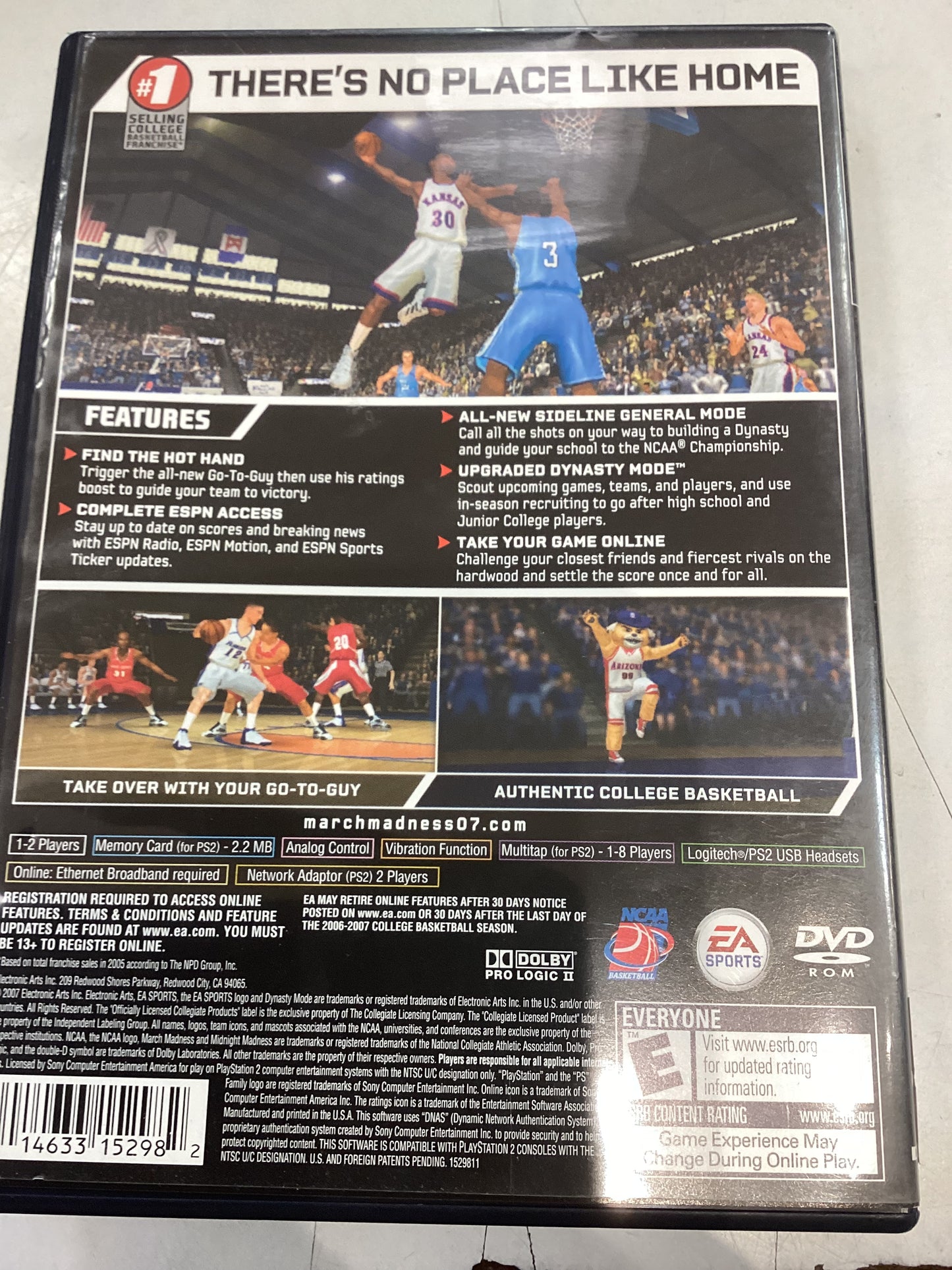 NCAA 07 March Madness -PS2- Used