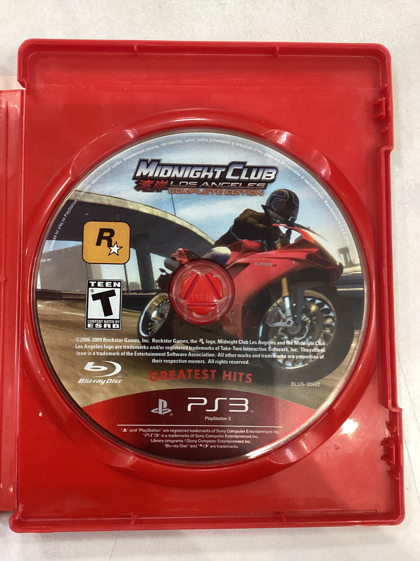 Midnight Club Los Angeles (Complete Edition) -PS3- Used