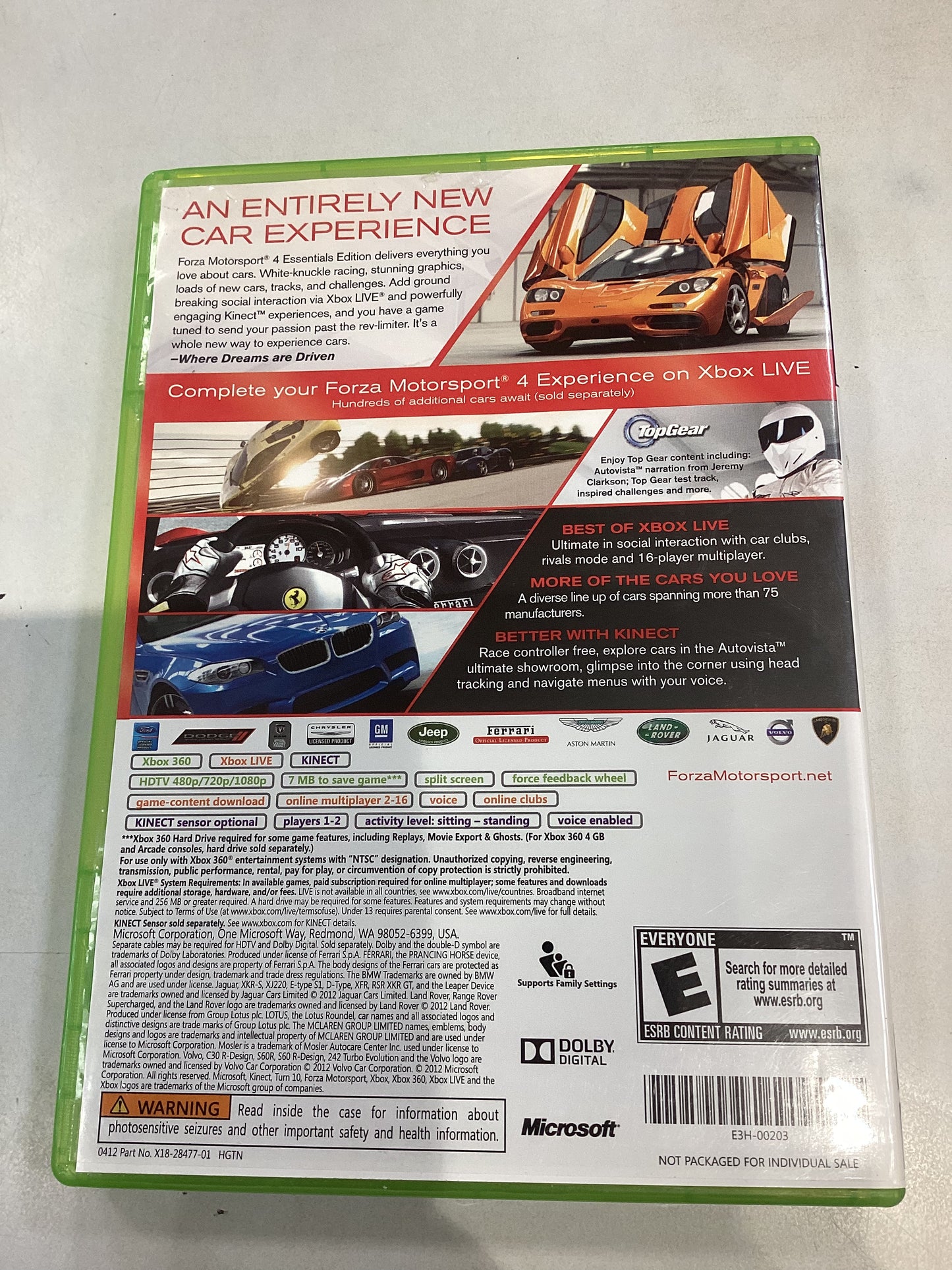 Forza Motorsport 4 - Xbox 360 - Used