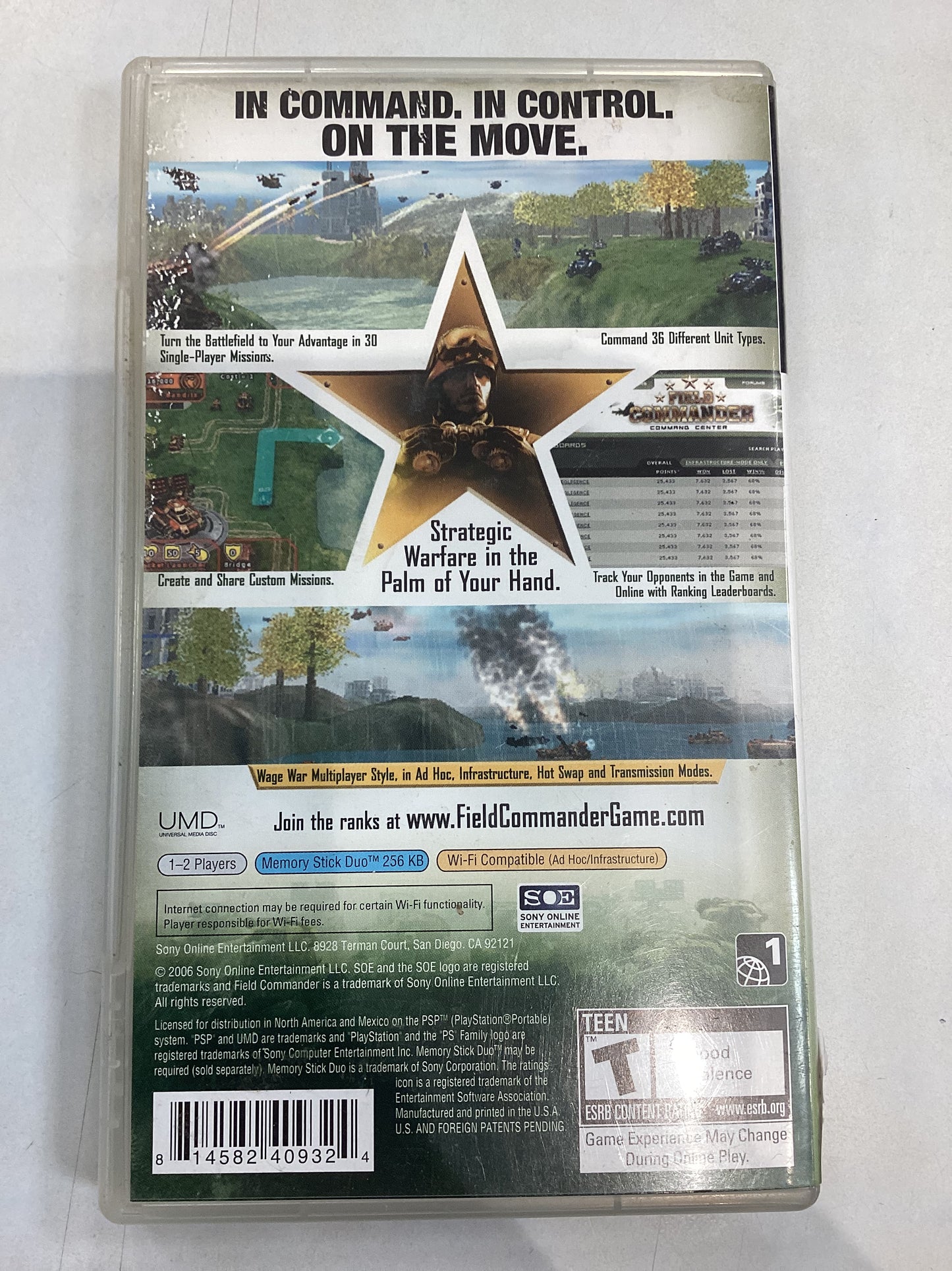 Field Commander -PSP- Used