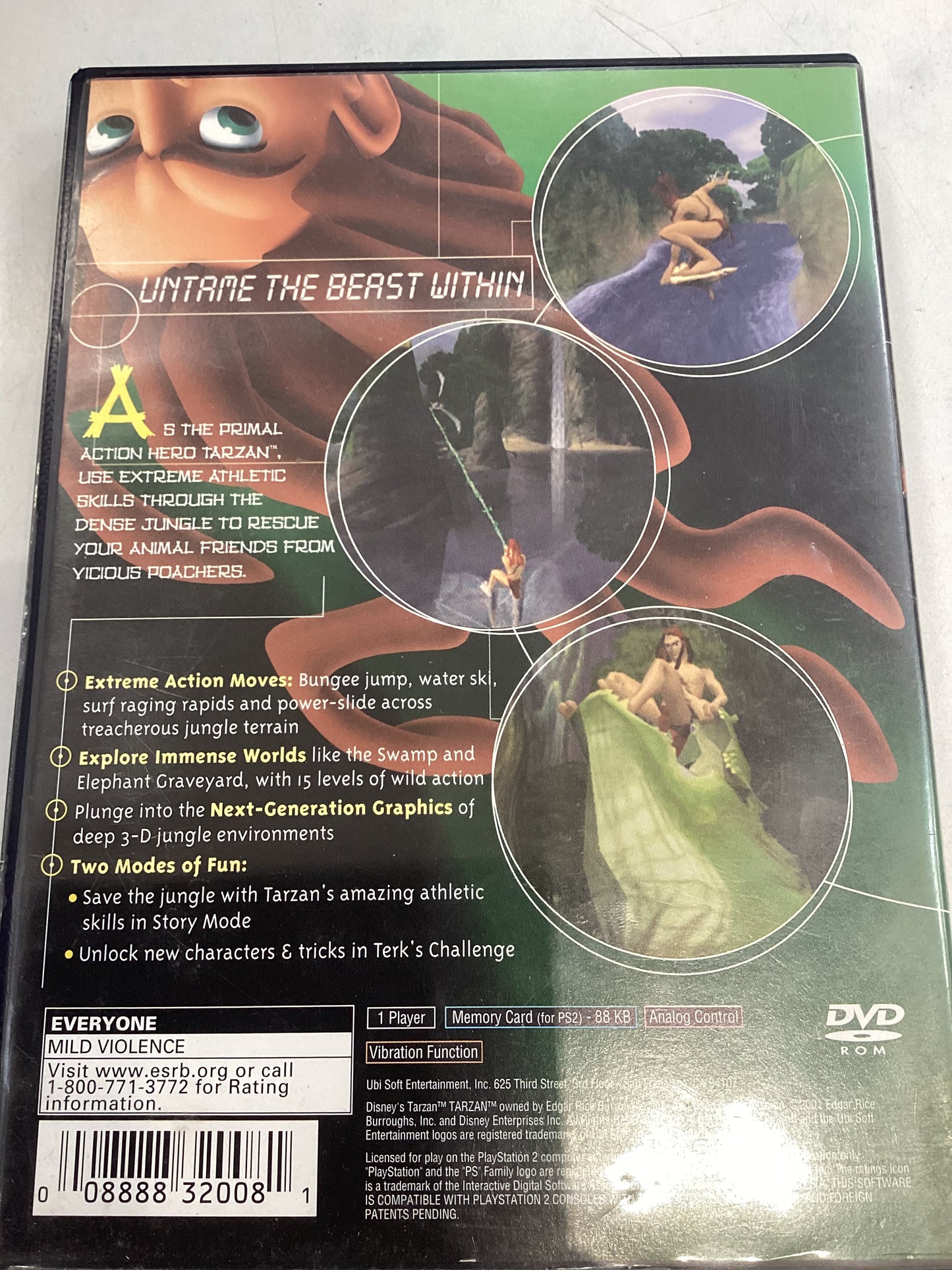 Tarzan Untamed -PS2- Used
