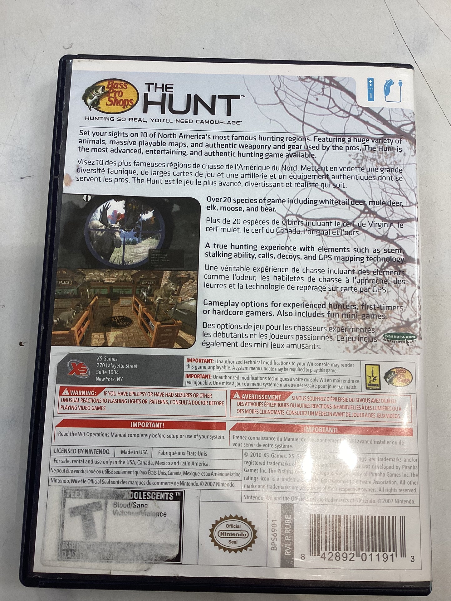 Bass Pro Shop; The Hunt -Wii- Used