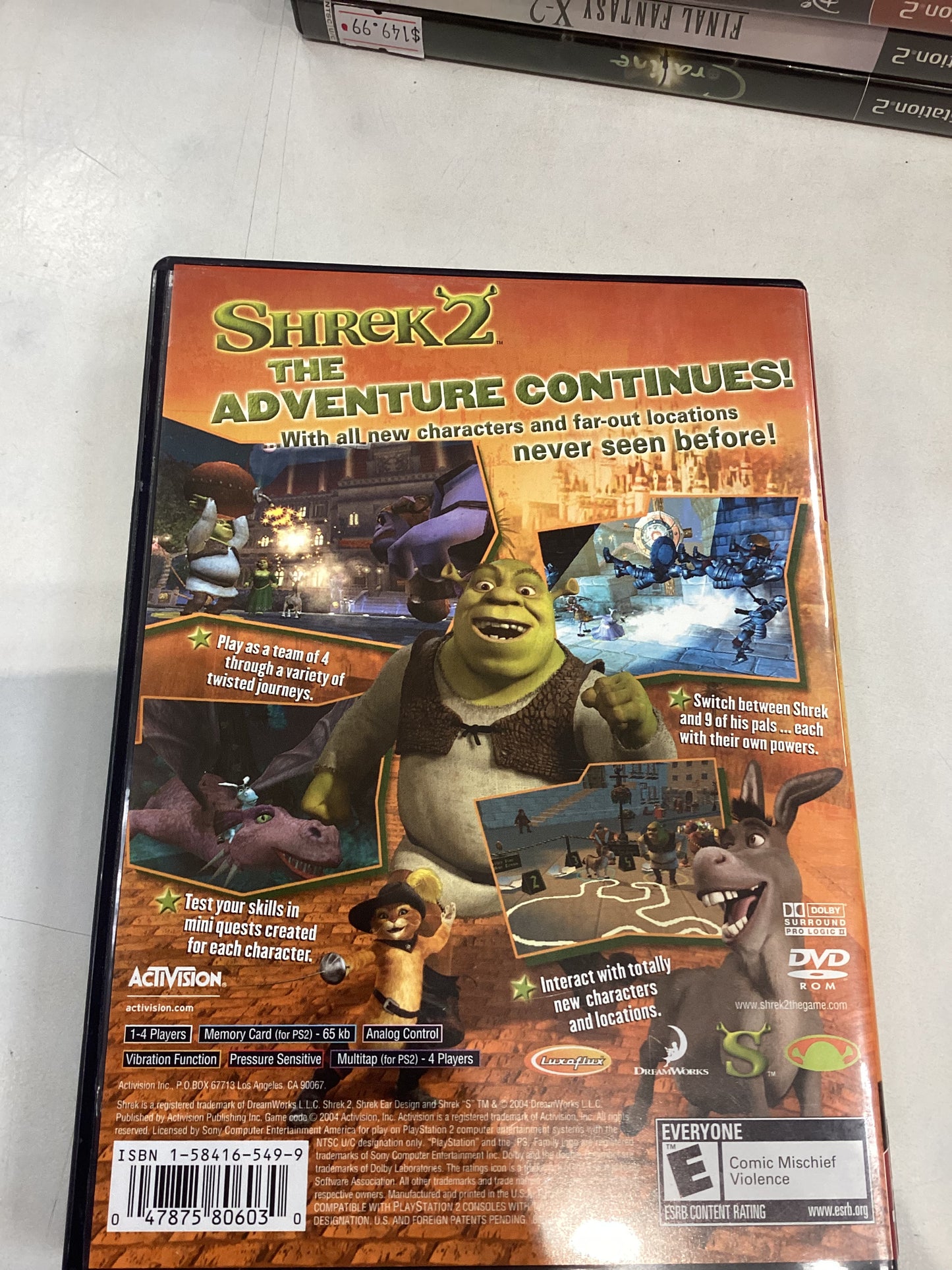 Shrek 2 (Greatest Hits) -PS2- Used