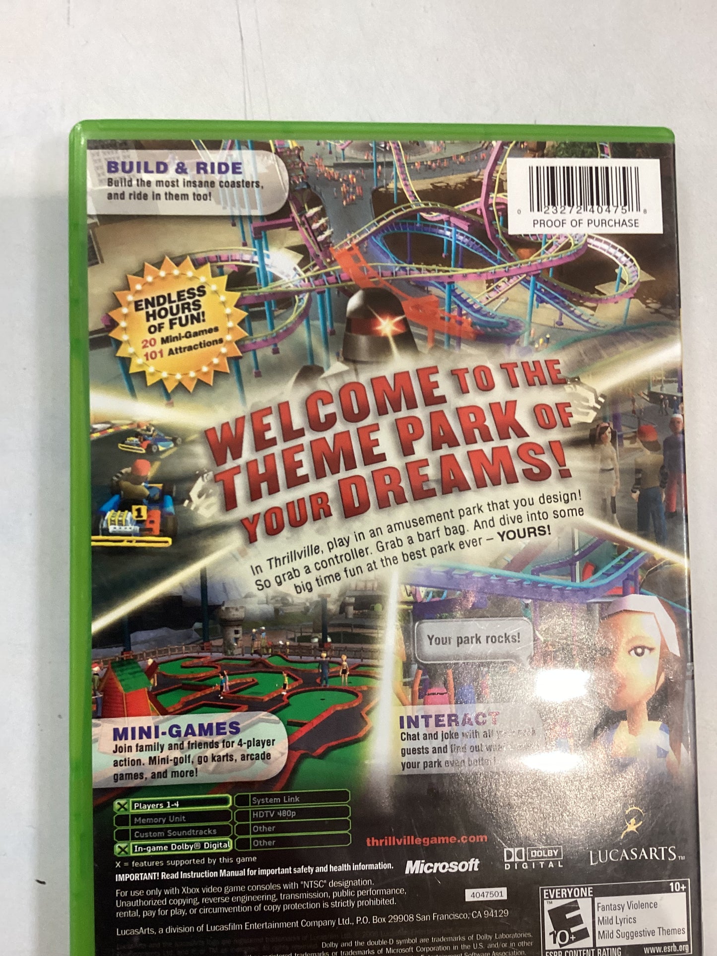 Thrillville -XBX- Used