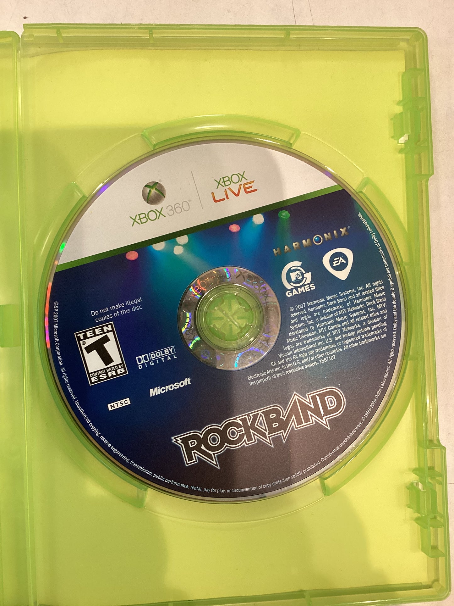 Rock Band -XB360- Used