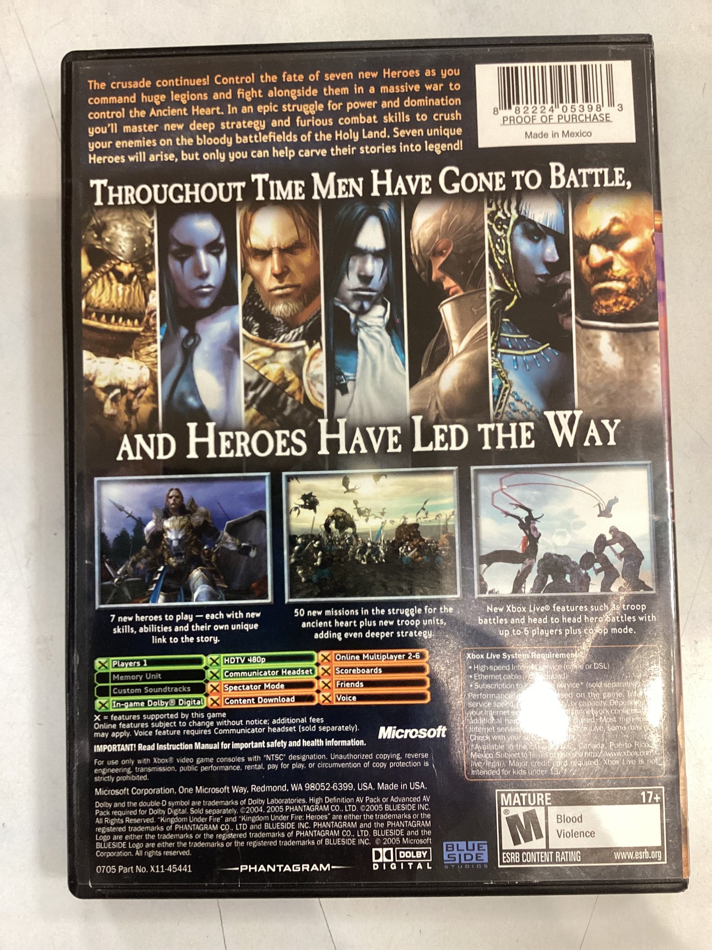 Kingdom Under Fire; Heroes -XBX- Used