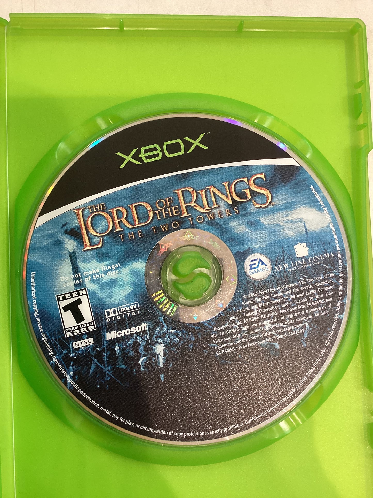 The Lord of The Rings; The Two Towers -XBX- Used