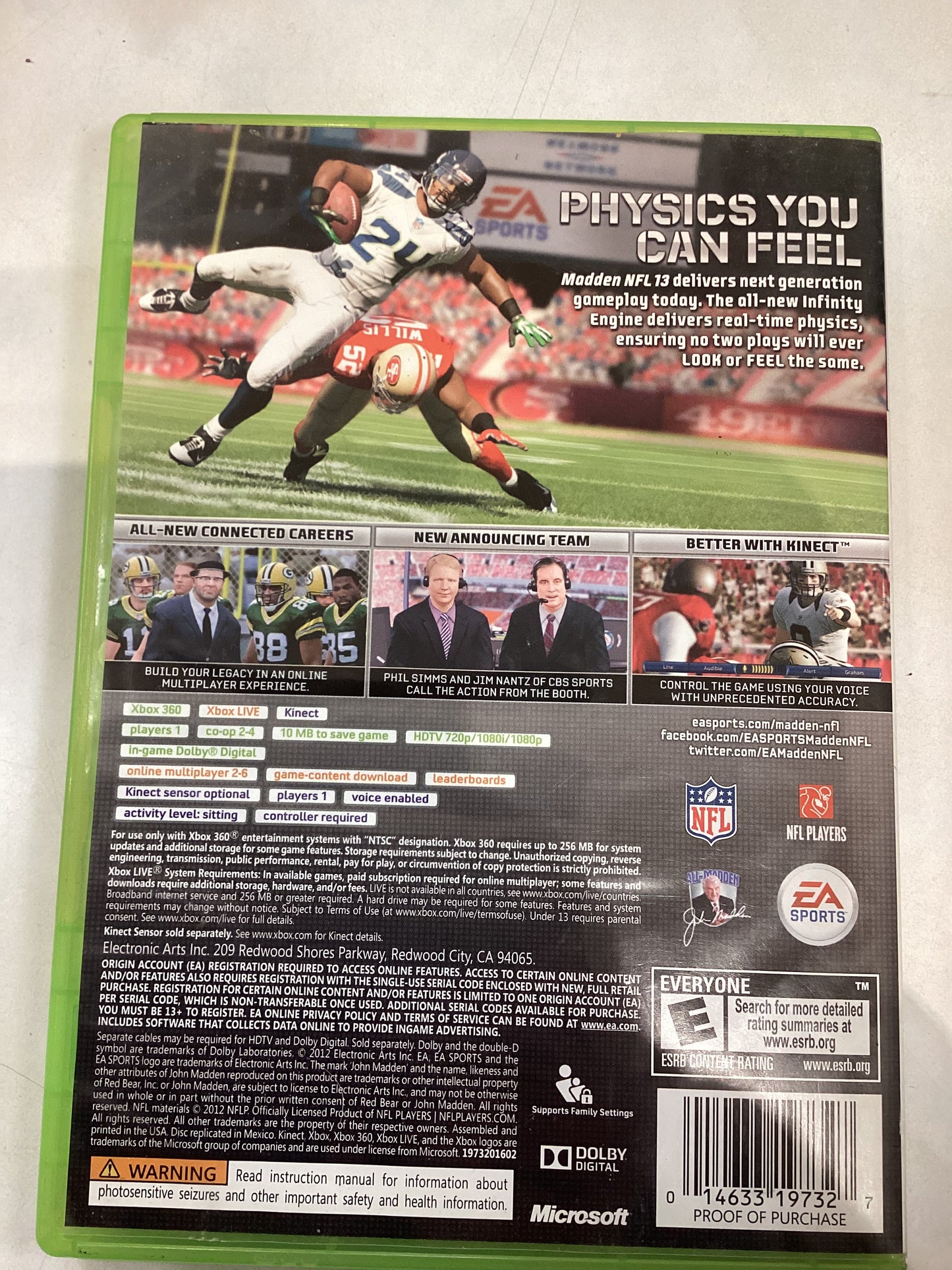Madden 13 -XB360- Used