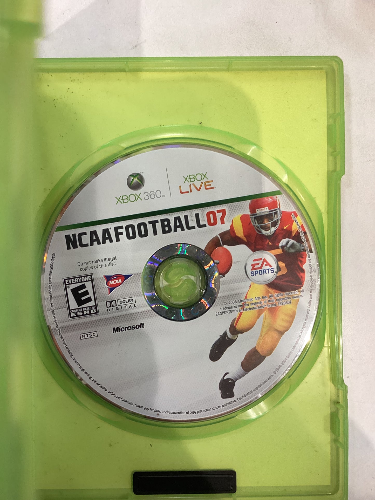 NCAA 07 Football -XB360- Used