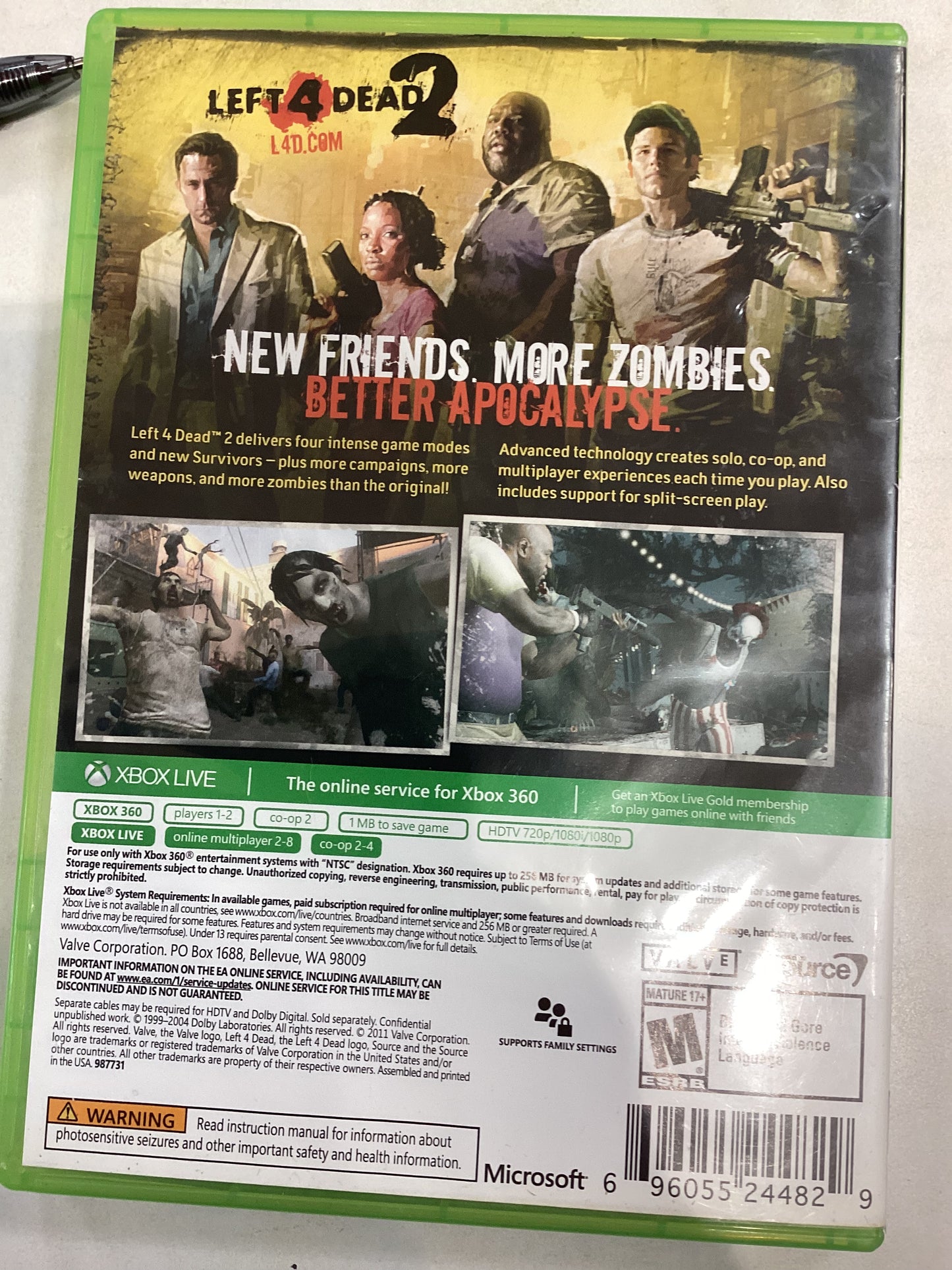Left 4 Dead 2 (Platinum Hits) -XB360- Used