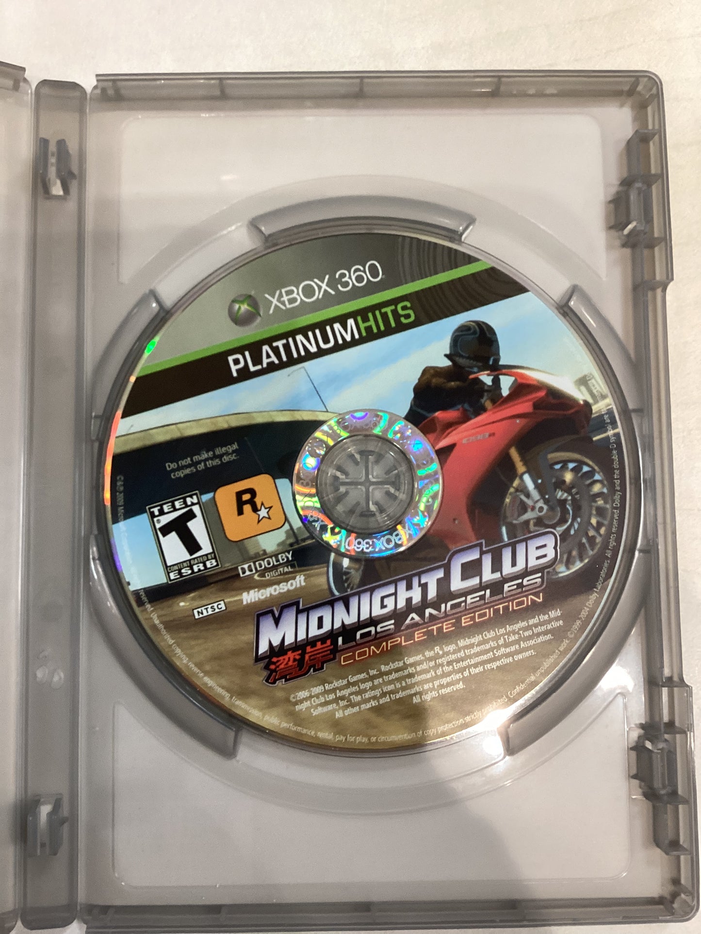Midnight Club Los Angeles Complete Edition (Platinum Hits) -XB360- Used