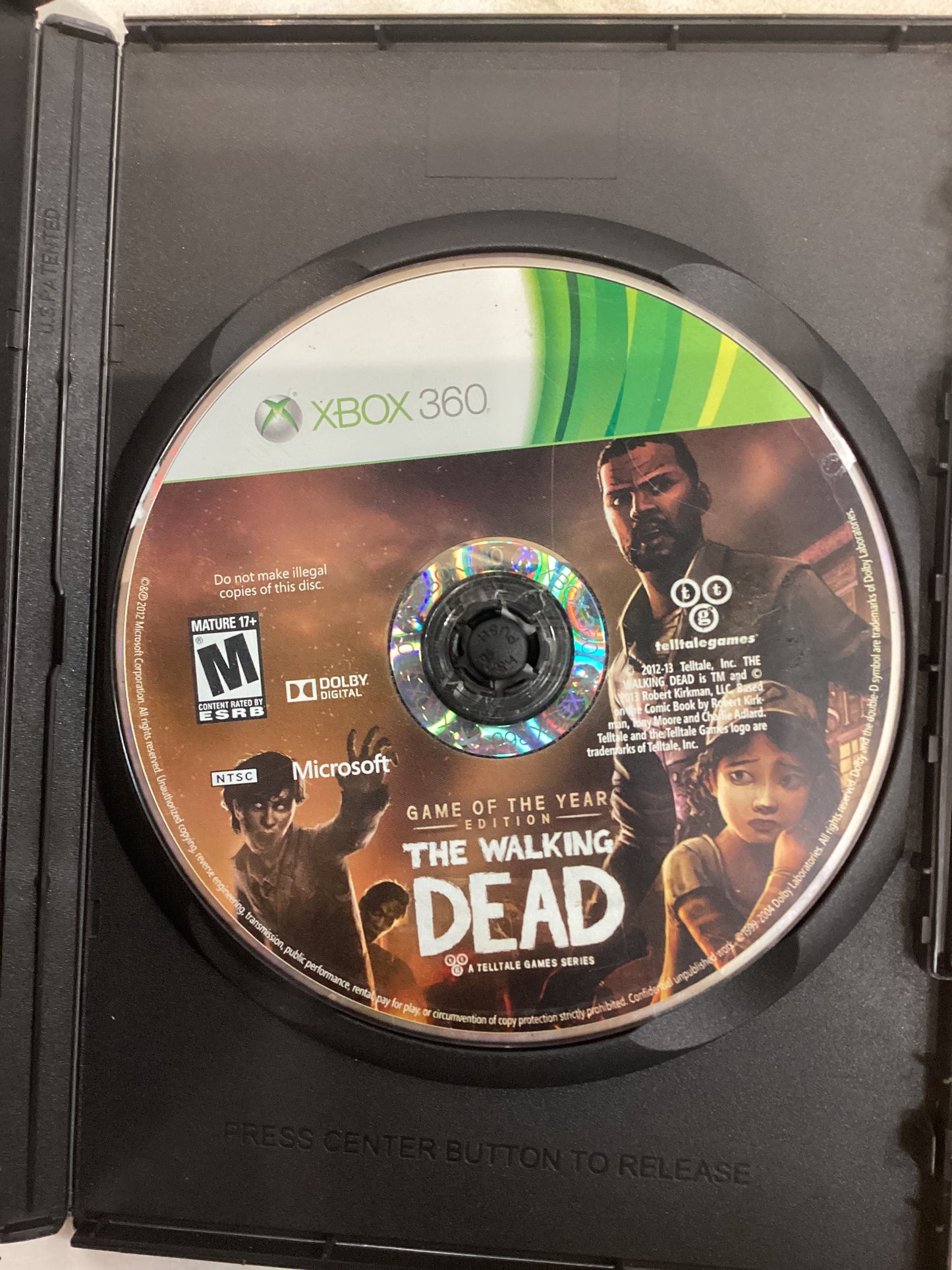The Walking Dead A Telltale -XB360- Used