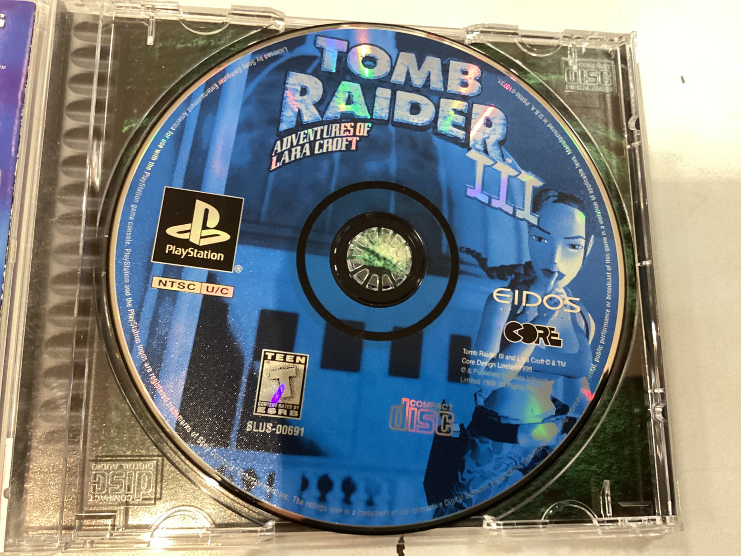 Tomb Raider III -PS1- Used