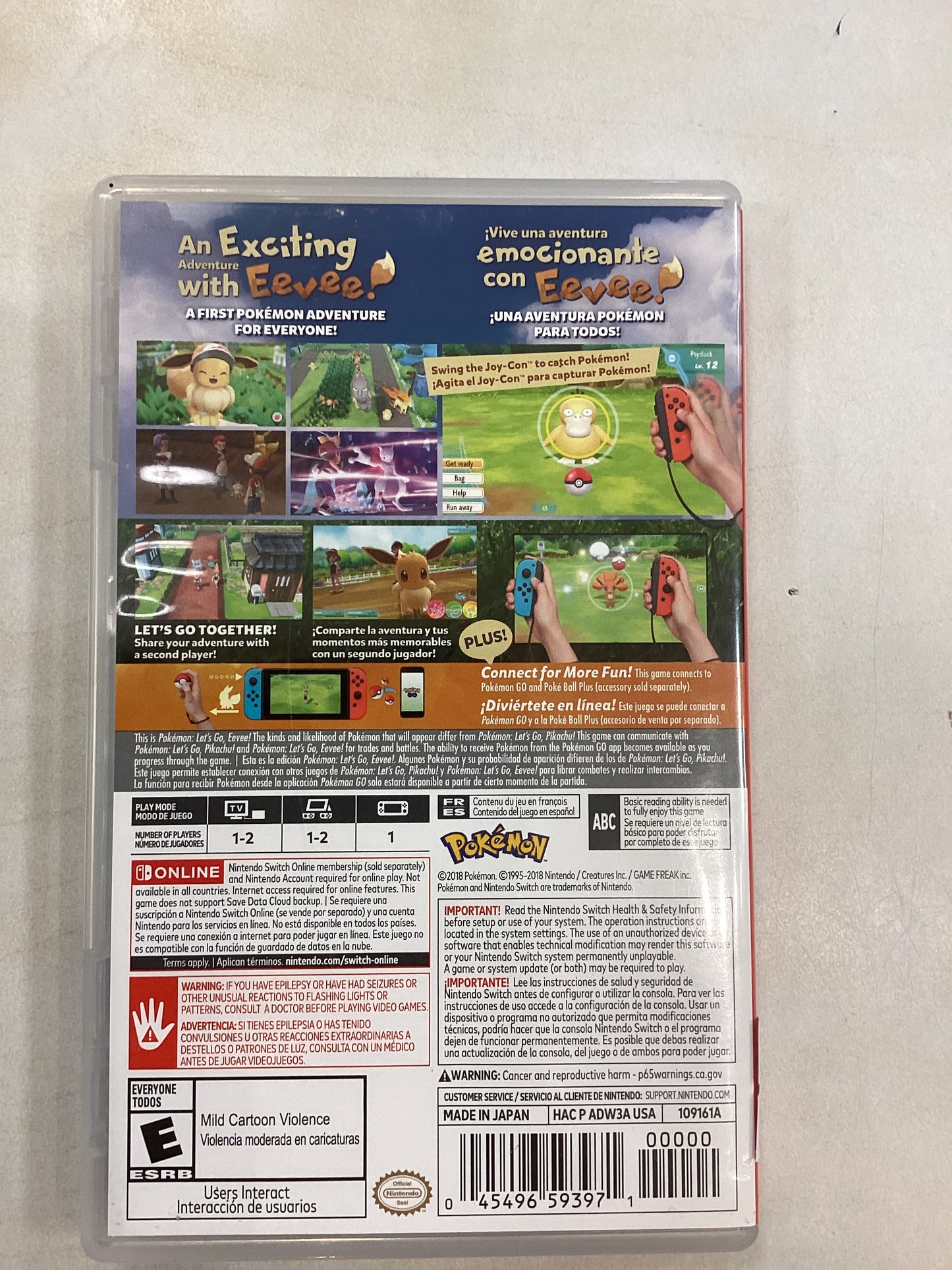 Pokemon Let’s Go Eevee - Switch - Used