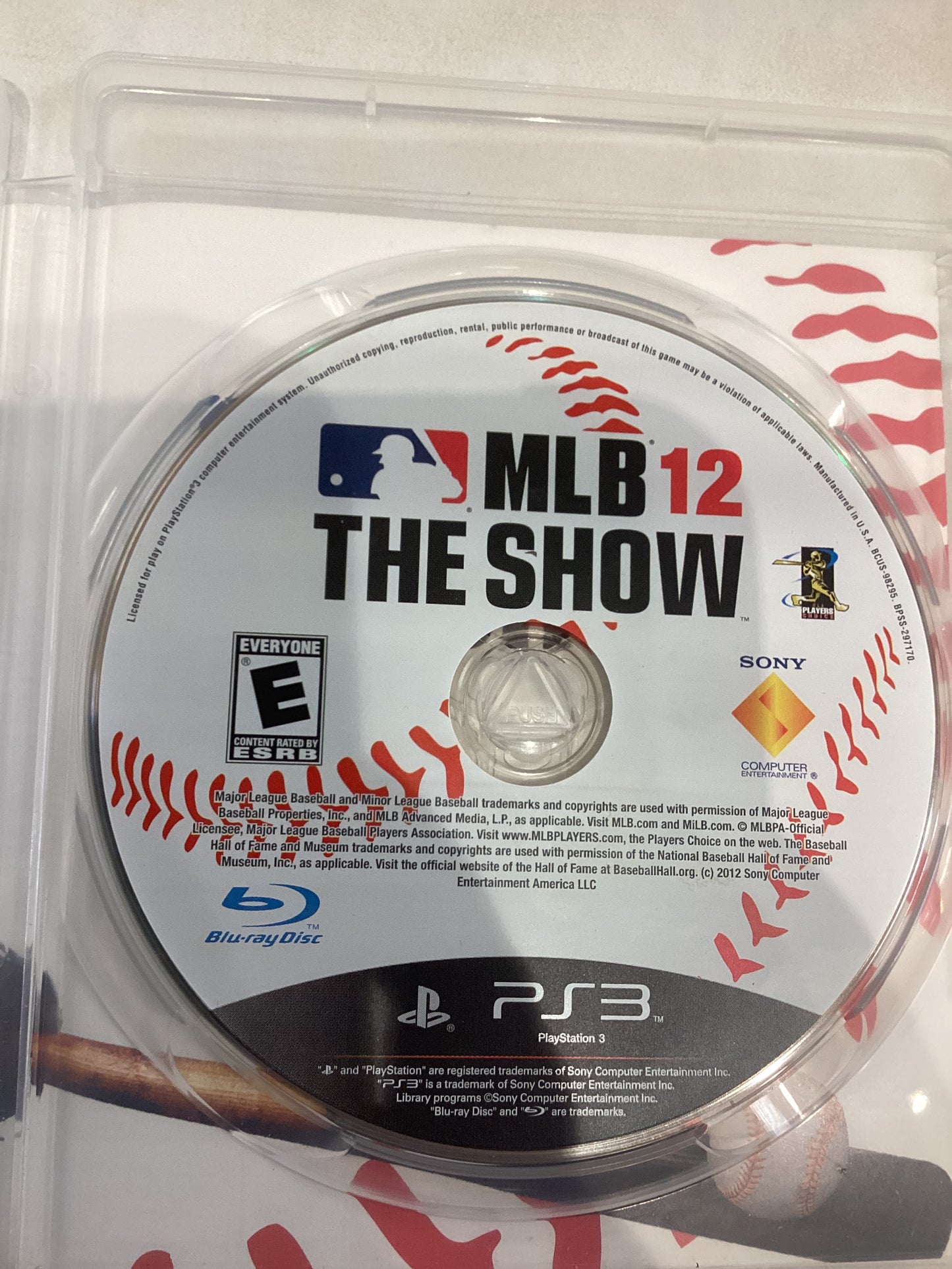 MLB The Show 12 -PS3- Used