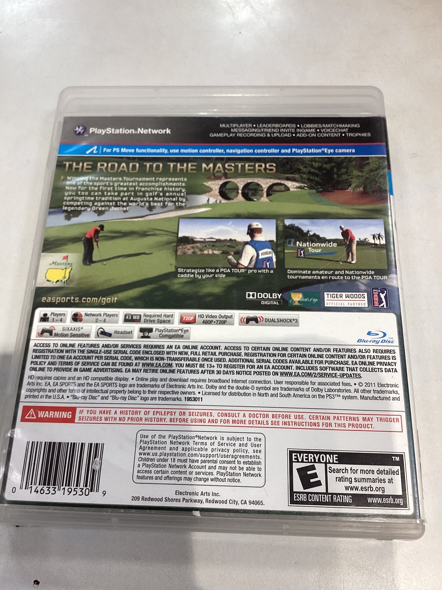 Tiger Woods PGA Tour 12 (Collector’s Edition) -PS3- Used