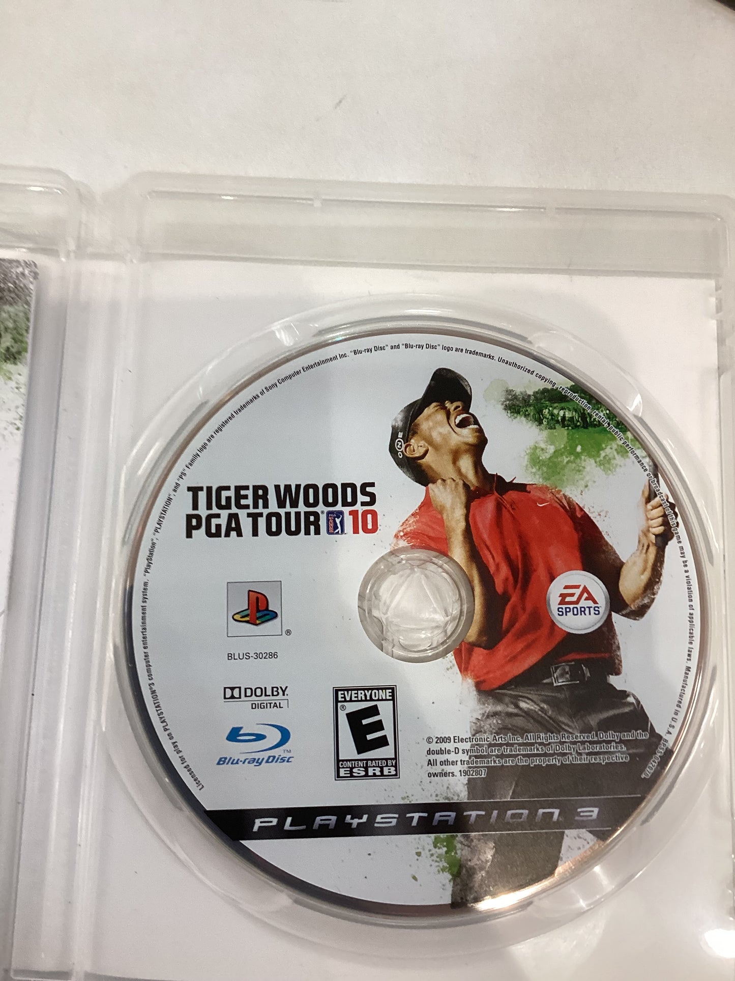 Tiger Woods PGA Tour 10 -PS3- Used