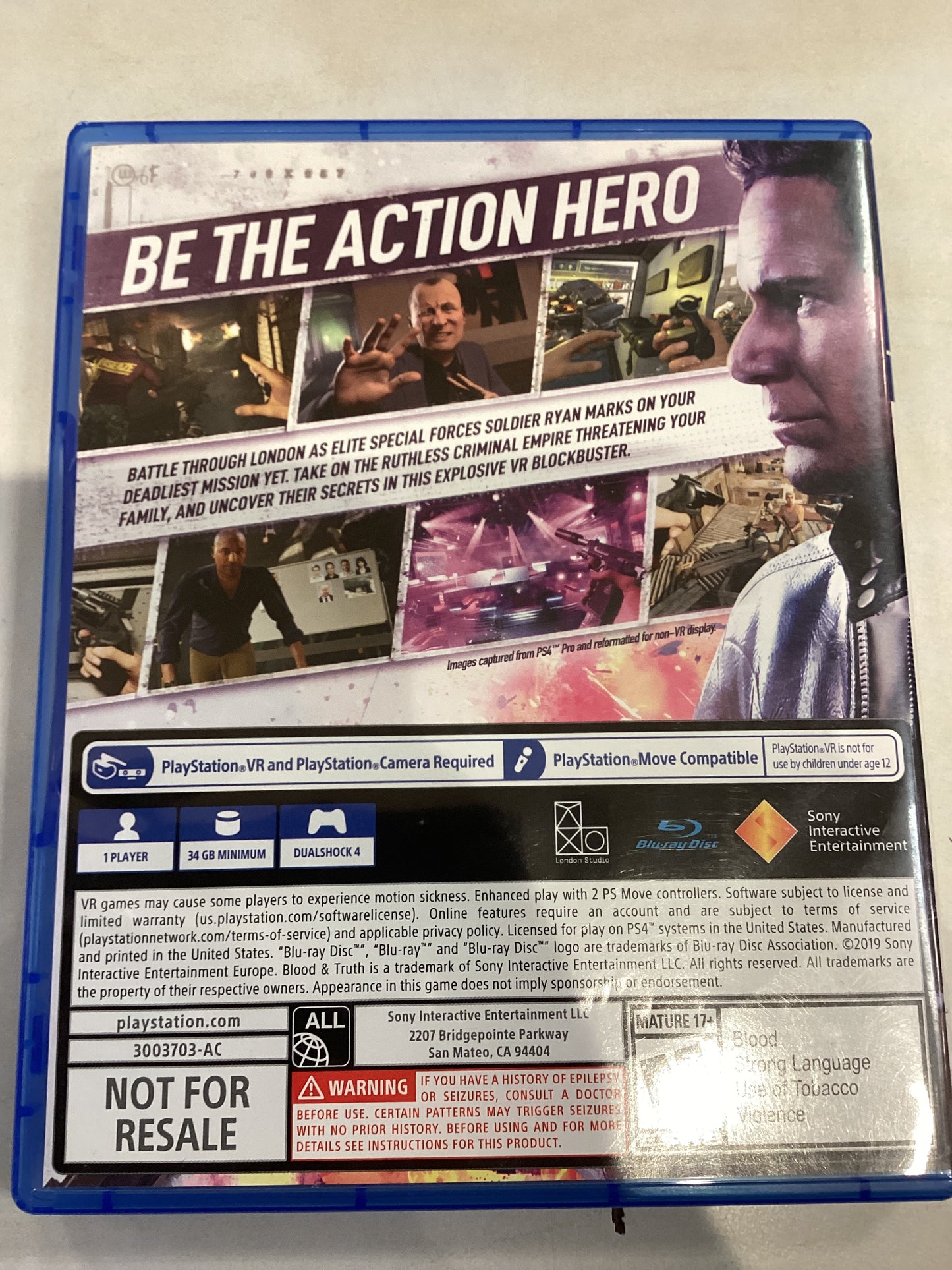 Blood & Truth -PS4- Used