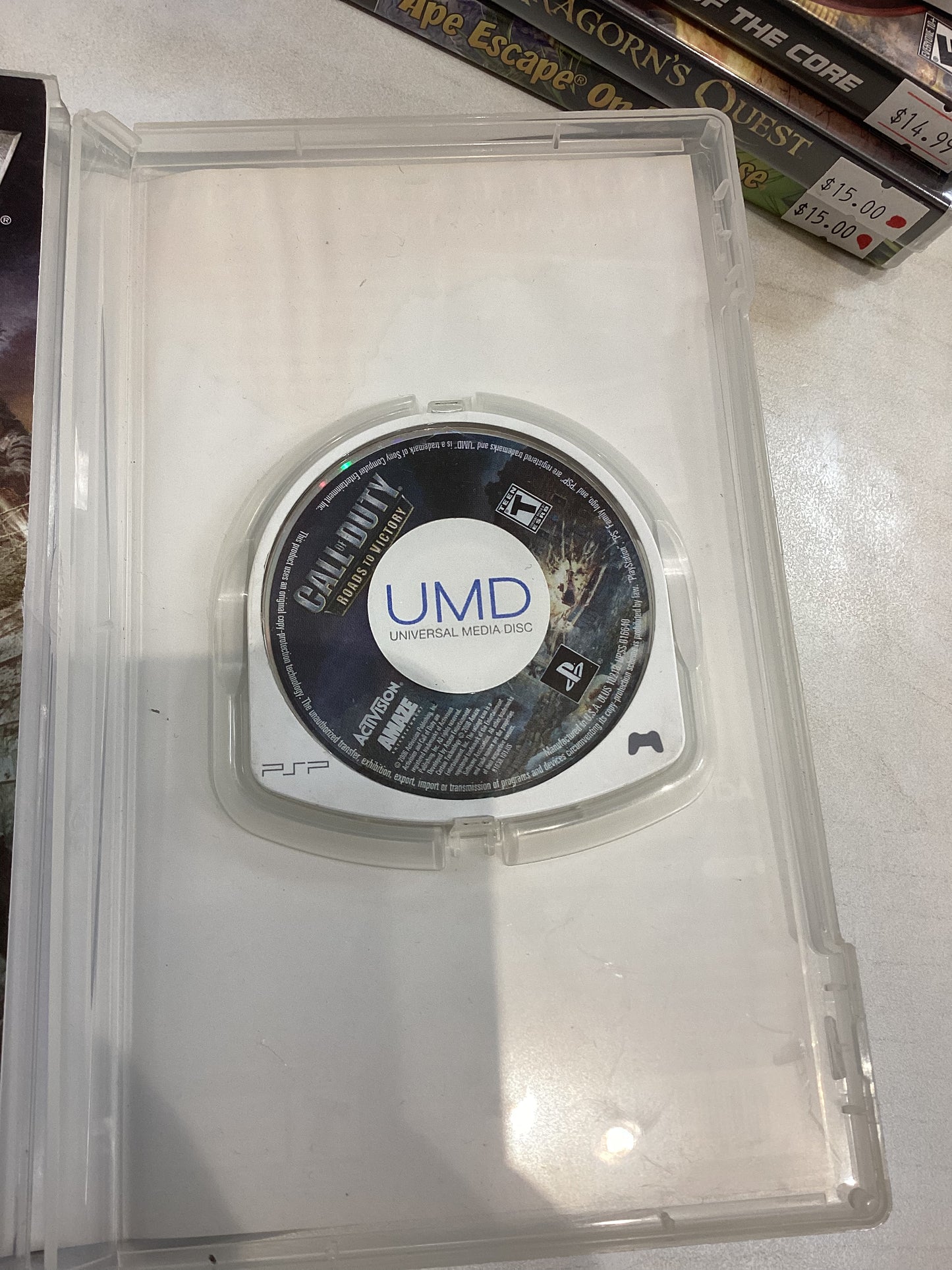 Call of Duty Roads To Victory -PSP- Used
