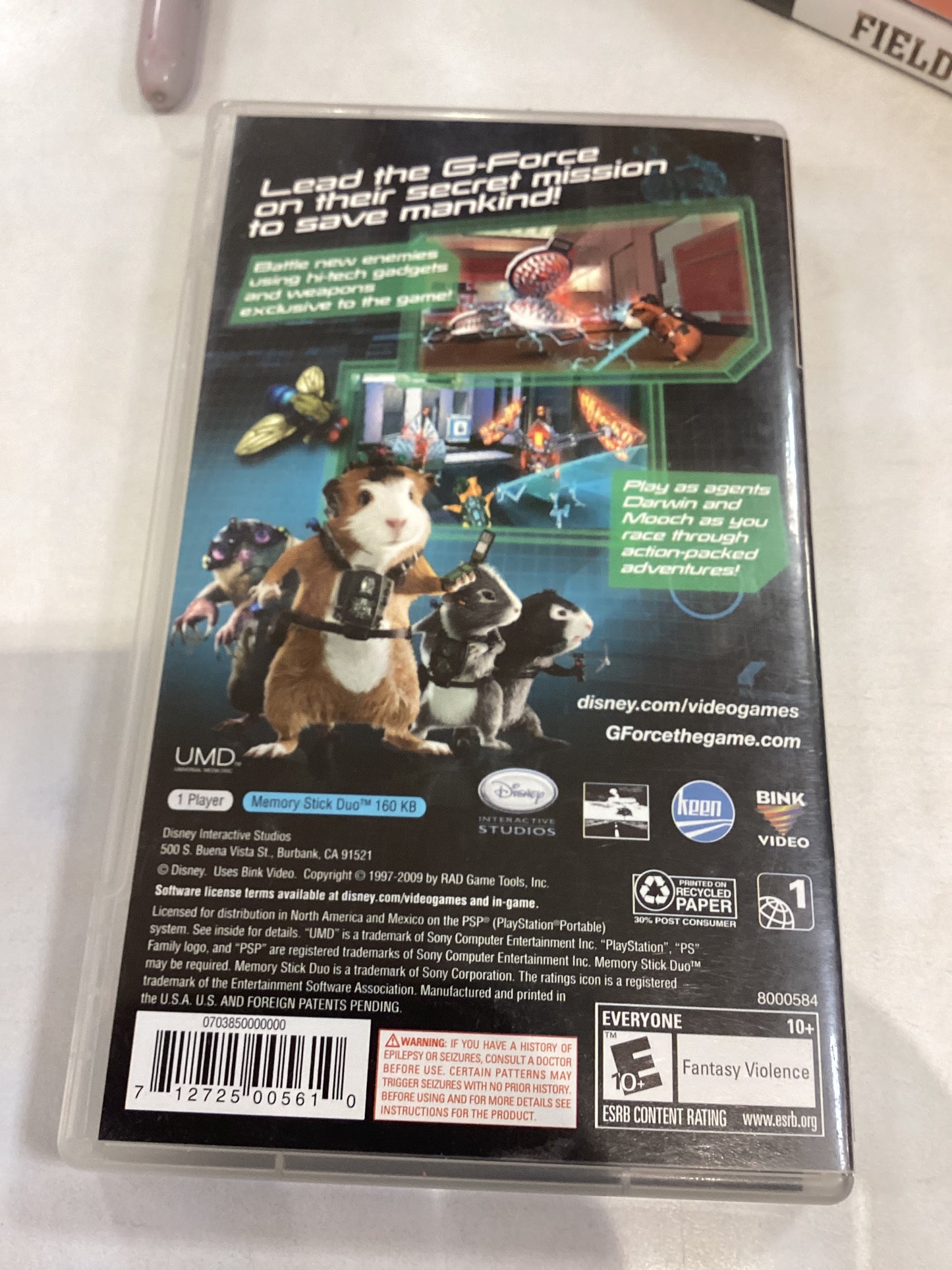 G-Force -PSP- Used