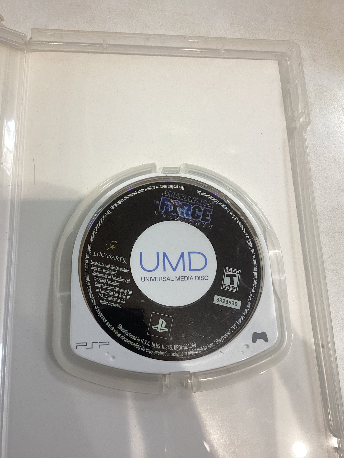 Star Wars The Force Unleashed -PSP- Used