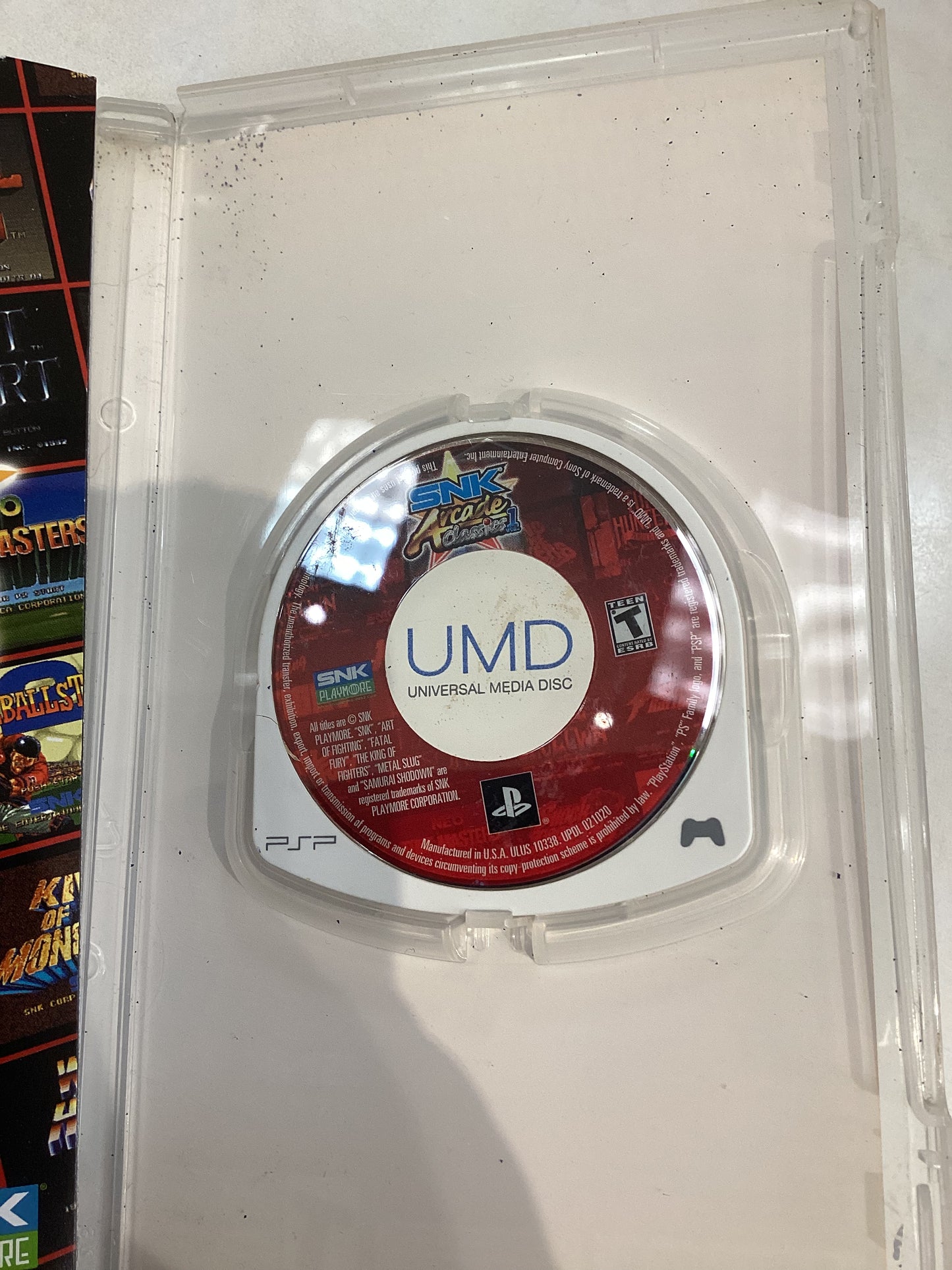 SNK Arcade Classics 1 -PSP- Used