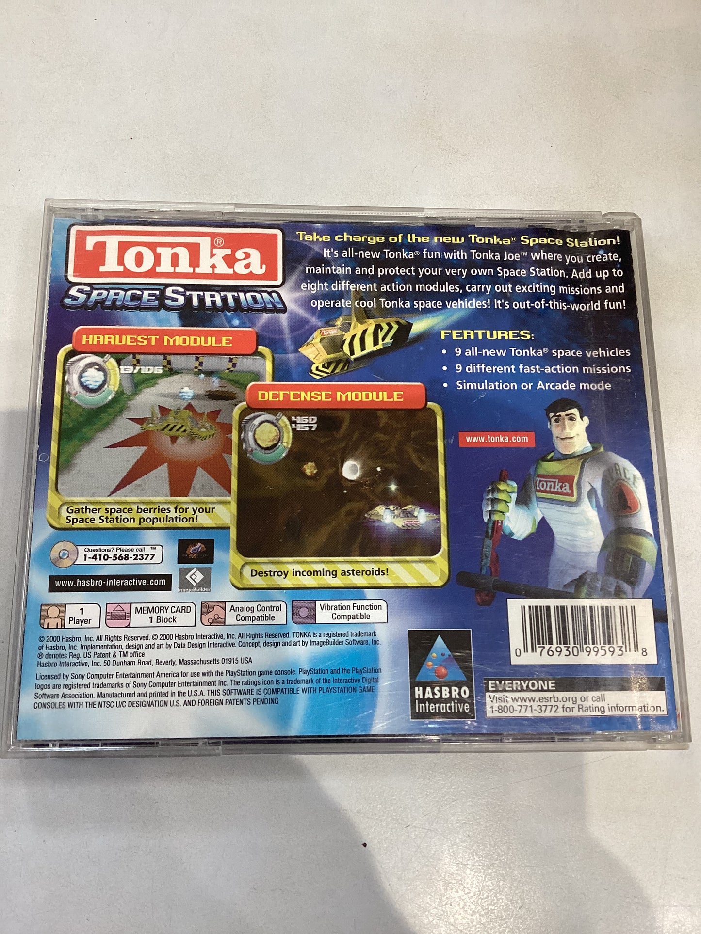 Tonka Space Station (Damaged Front Case) -PS1- Used