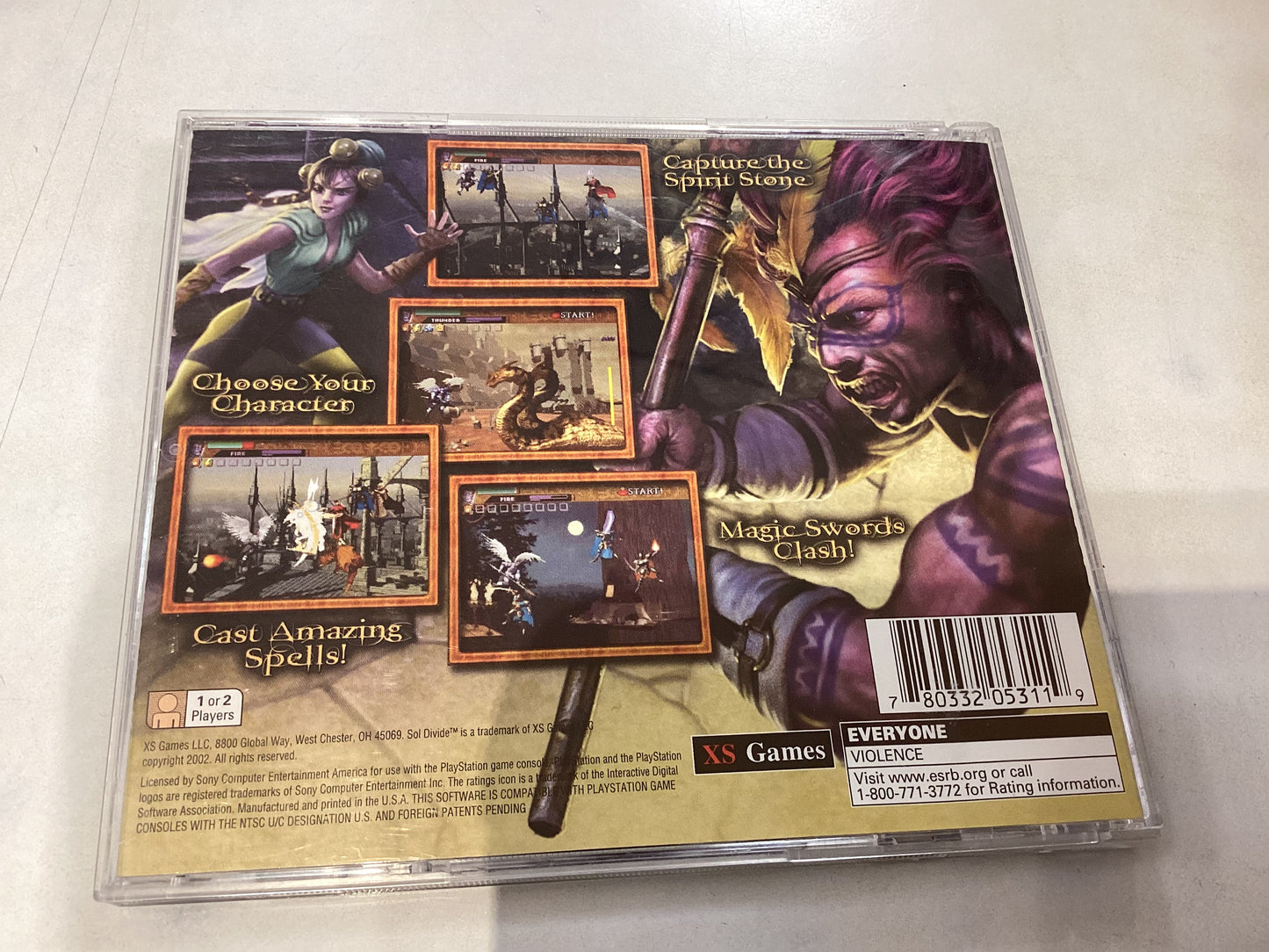 Sol Divide -PS1- Used