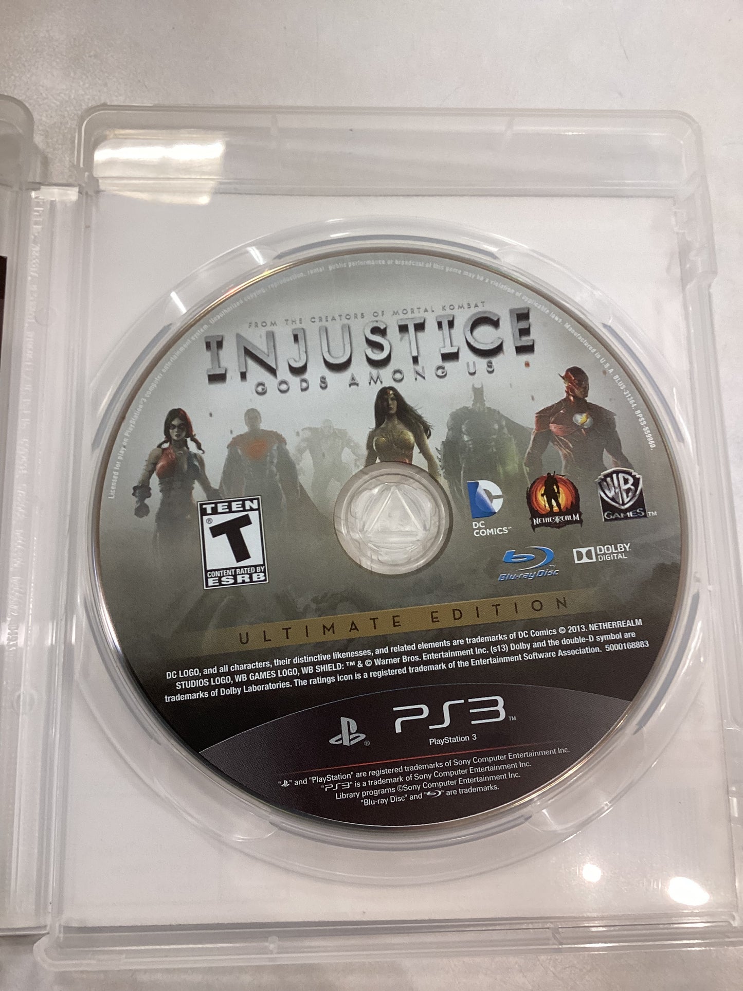 Injustice Gods Among Us (Ultimate Ed.) -PS3- Used