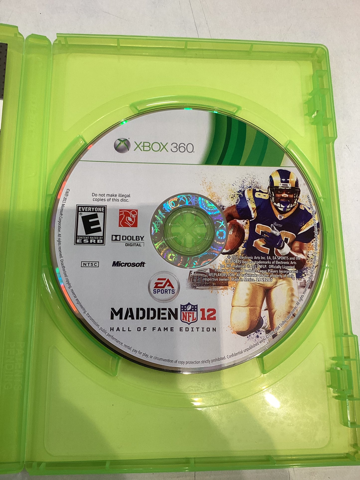 Madden 12 (Hall of Fame Ed.) -XB360- Used