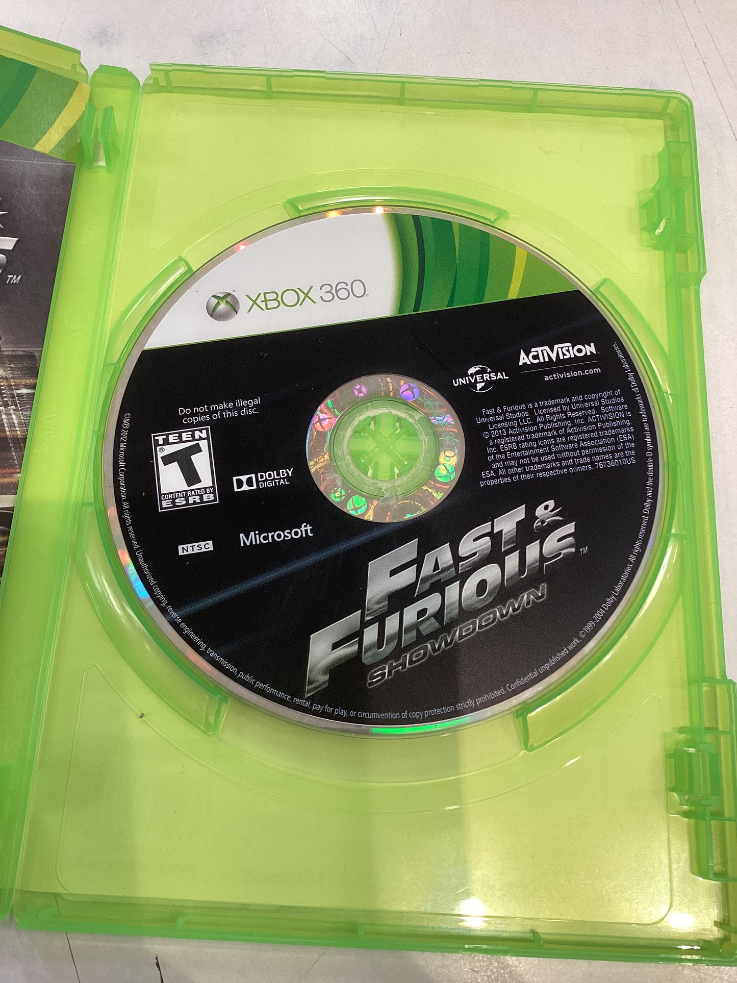 Fast & Furious Showdown -XB360- Used