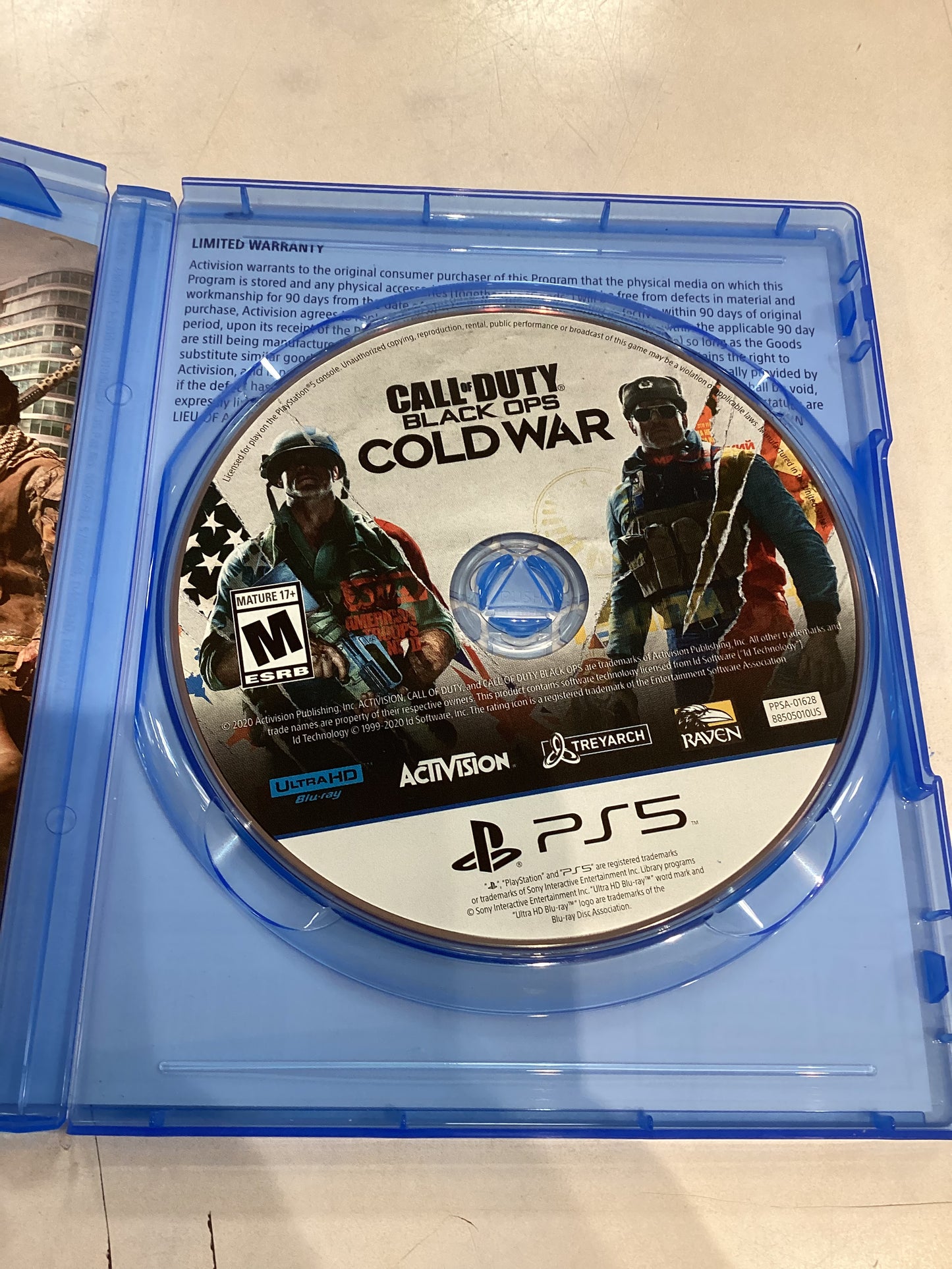 Call of Duty Black Ops; Cold War -PS5- Used