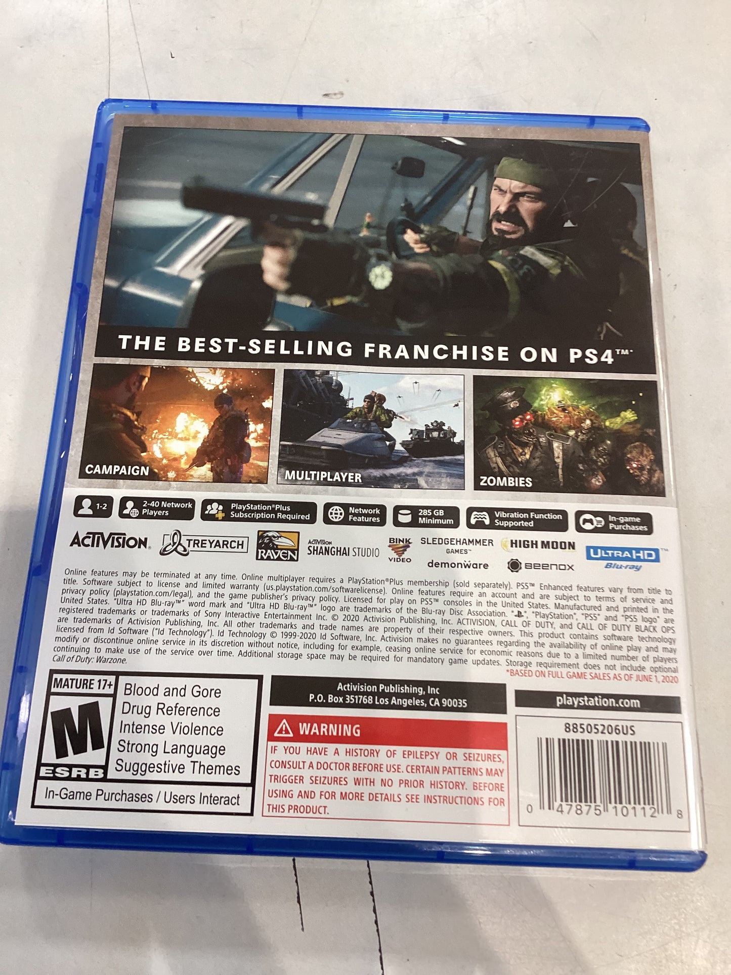 Call of Duty Black Ops; Cold War -PS5- Used