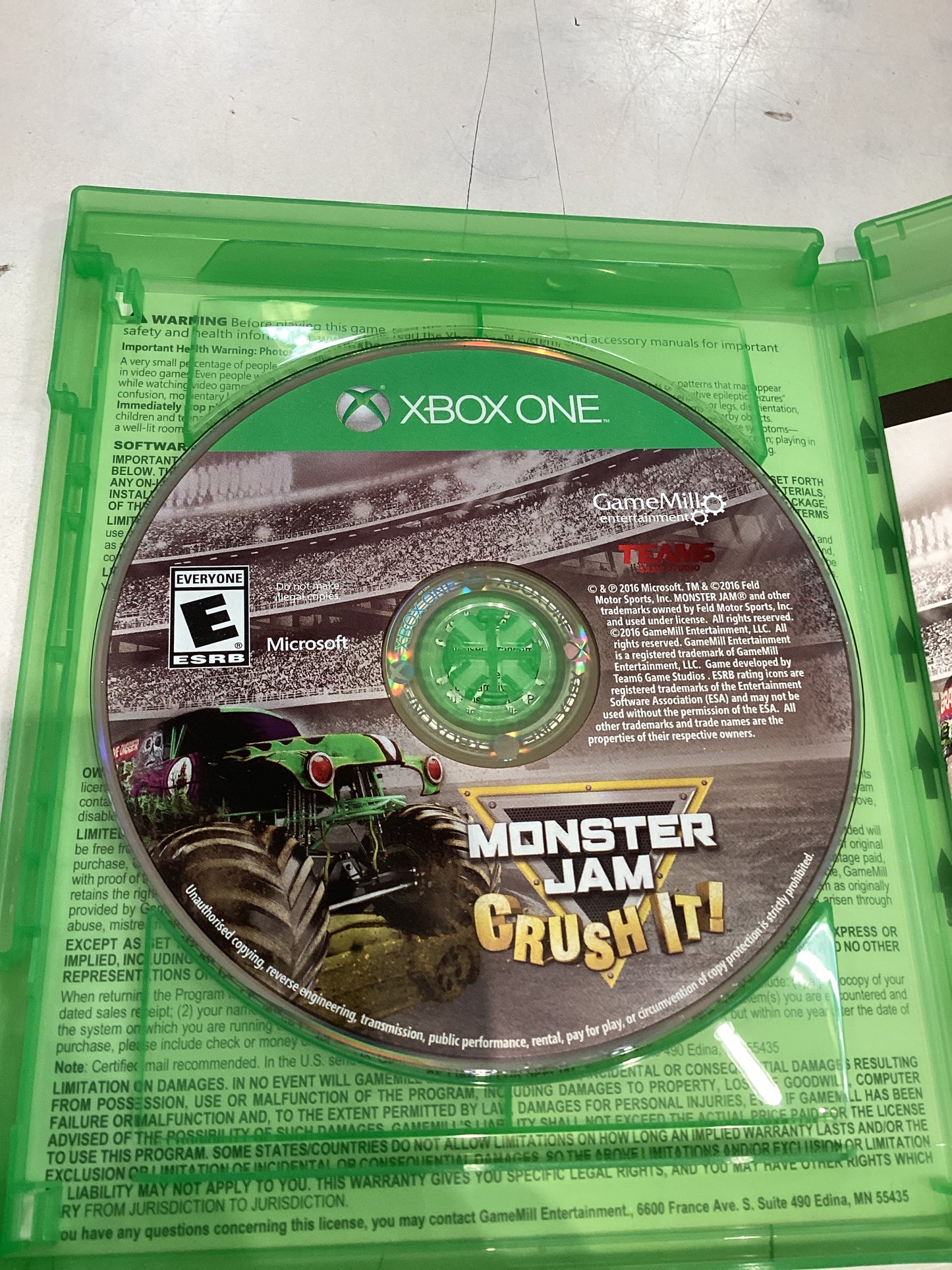 Monster Jam Crush It! -XB360- Used
