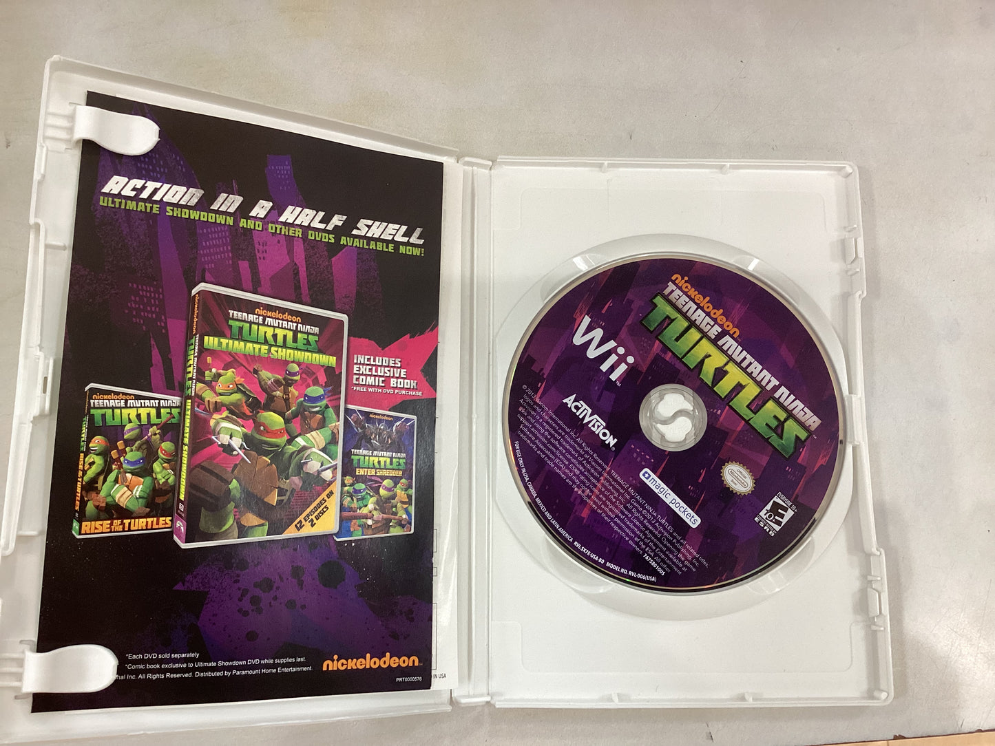 Nickelodeon Teenage Mutant Ninja Turtles - Wii - Used