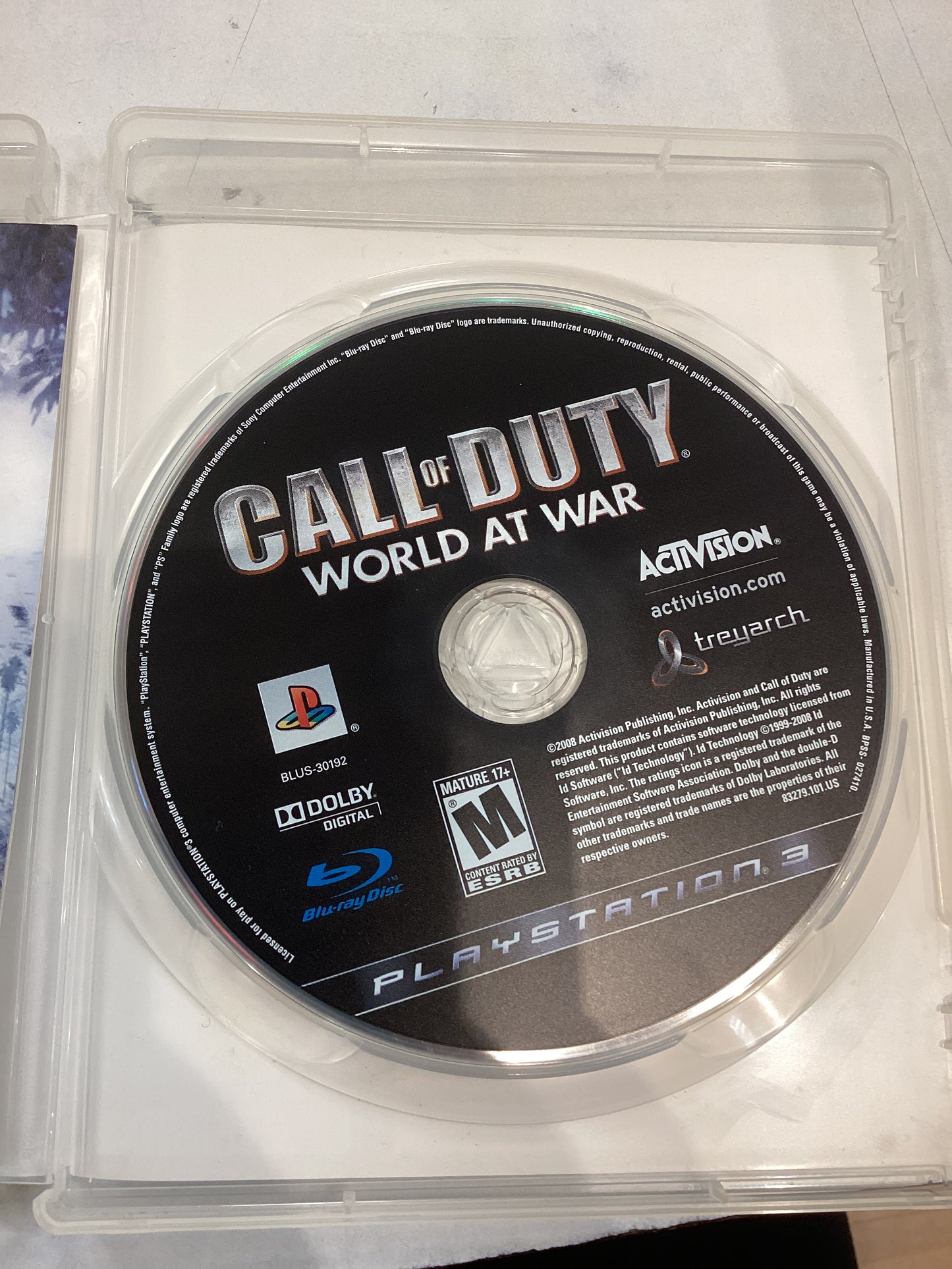 Call of Duty World at War -PS3- Used