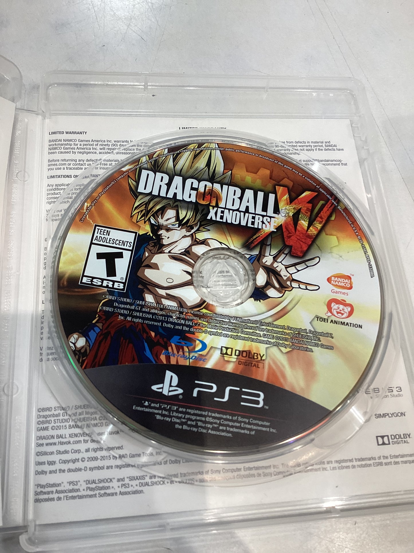 Dragonball Xenoverse XV (Day One Ed.) -PS3- Used