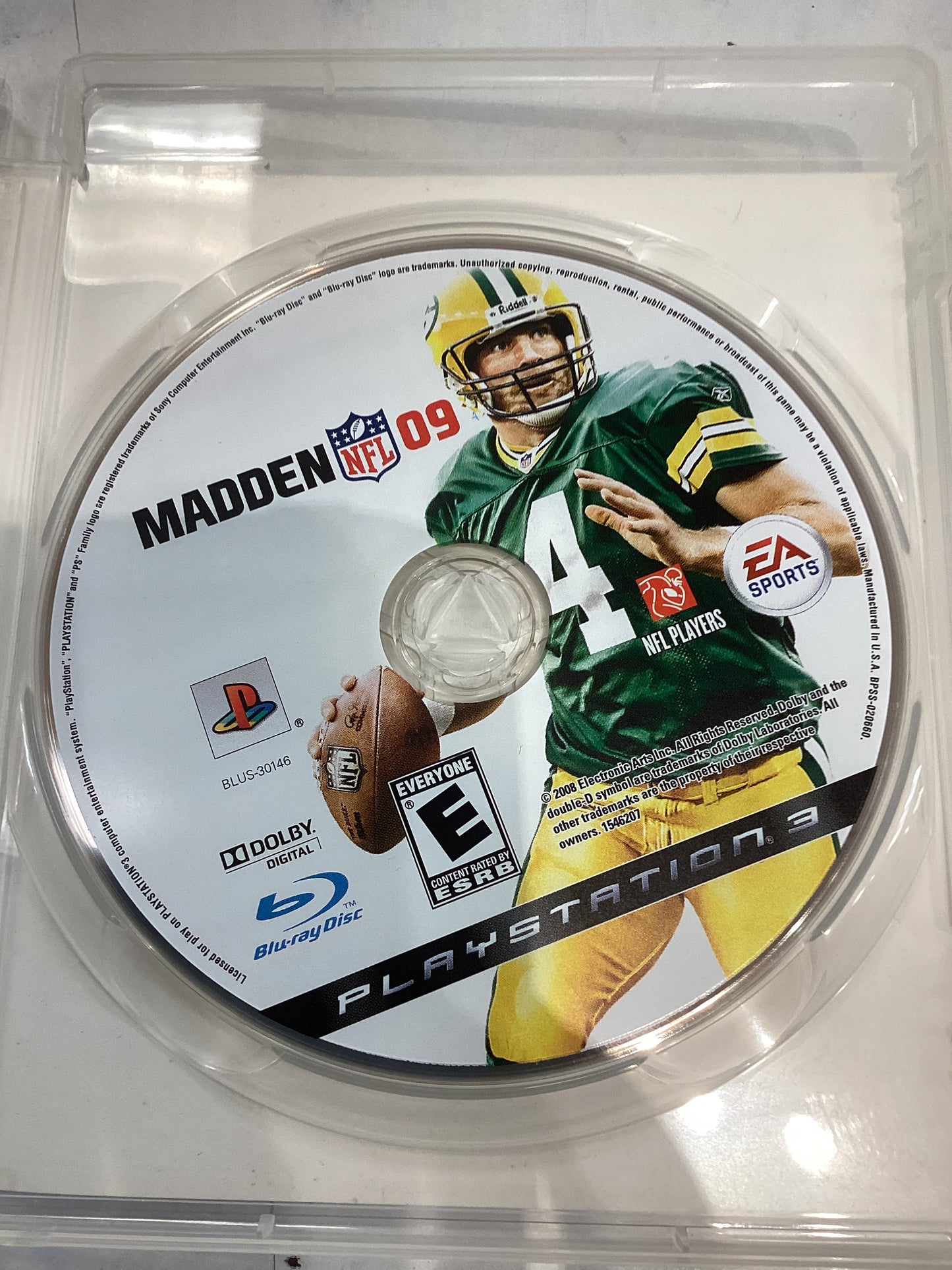 Madden 09 -PS3- Used