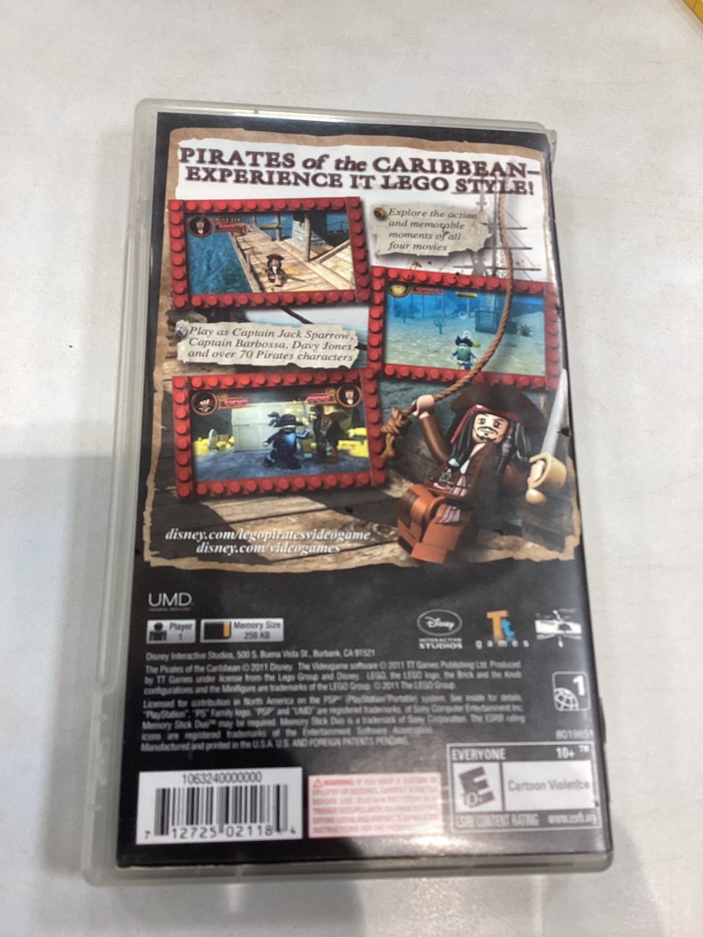 Lego Pirates of The Caribbean -PSP- Used