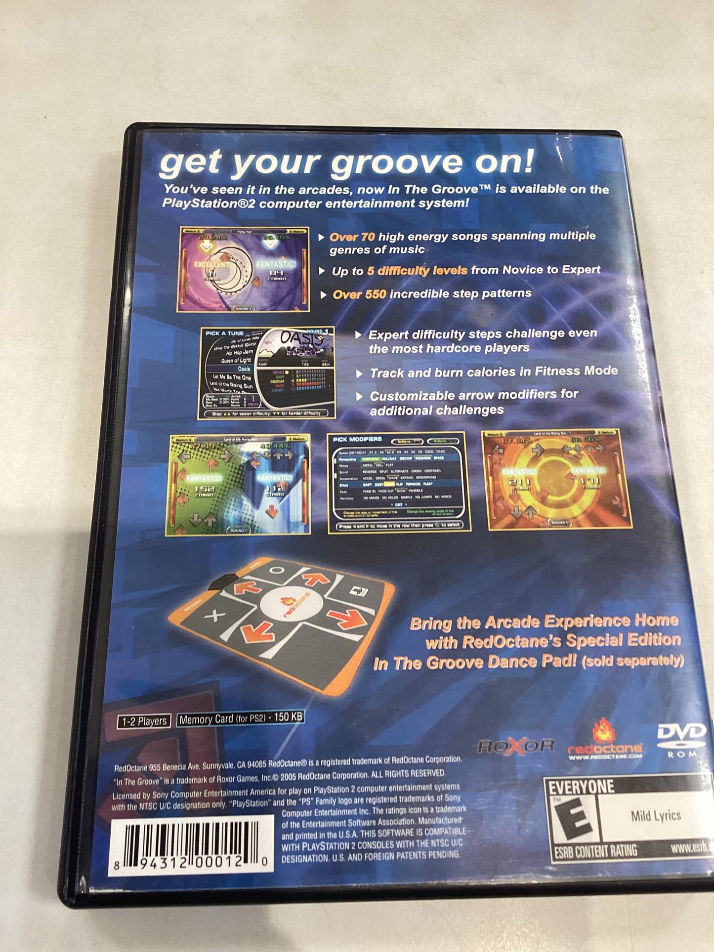 In The Groove -PS2- Used