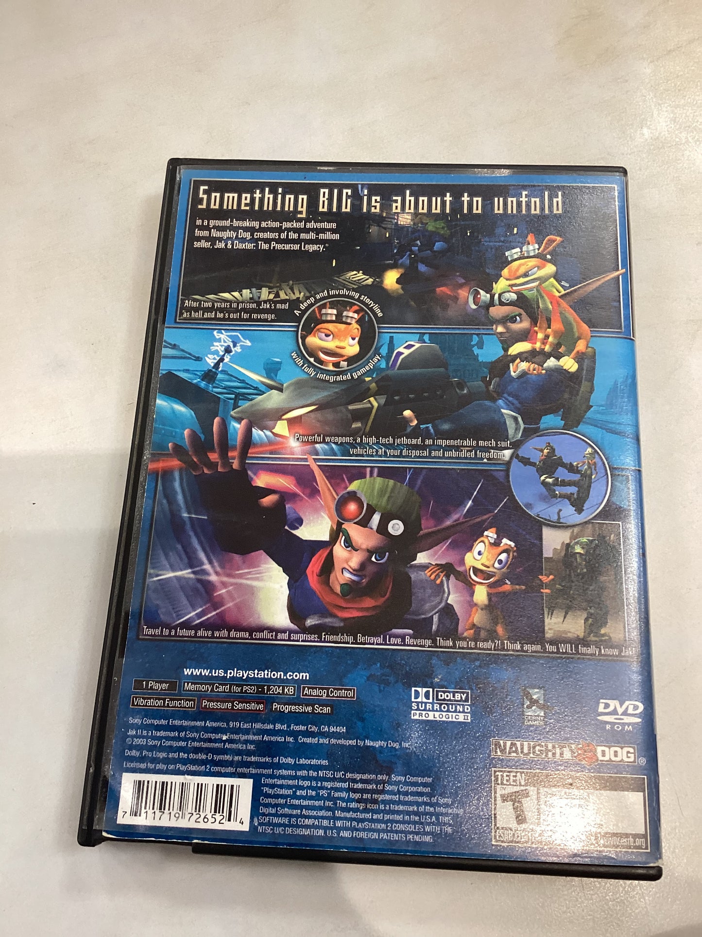 Jak II -PS2- Used