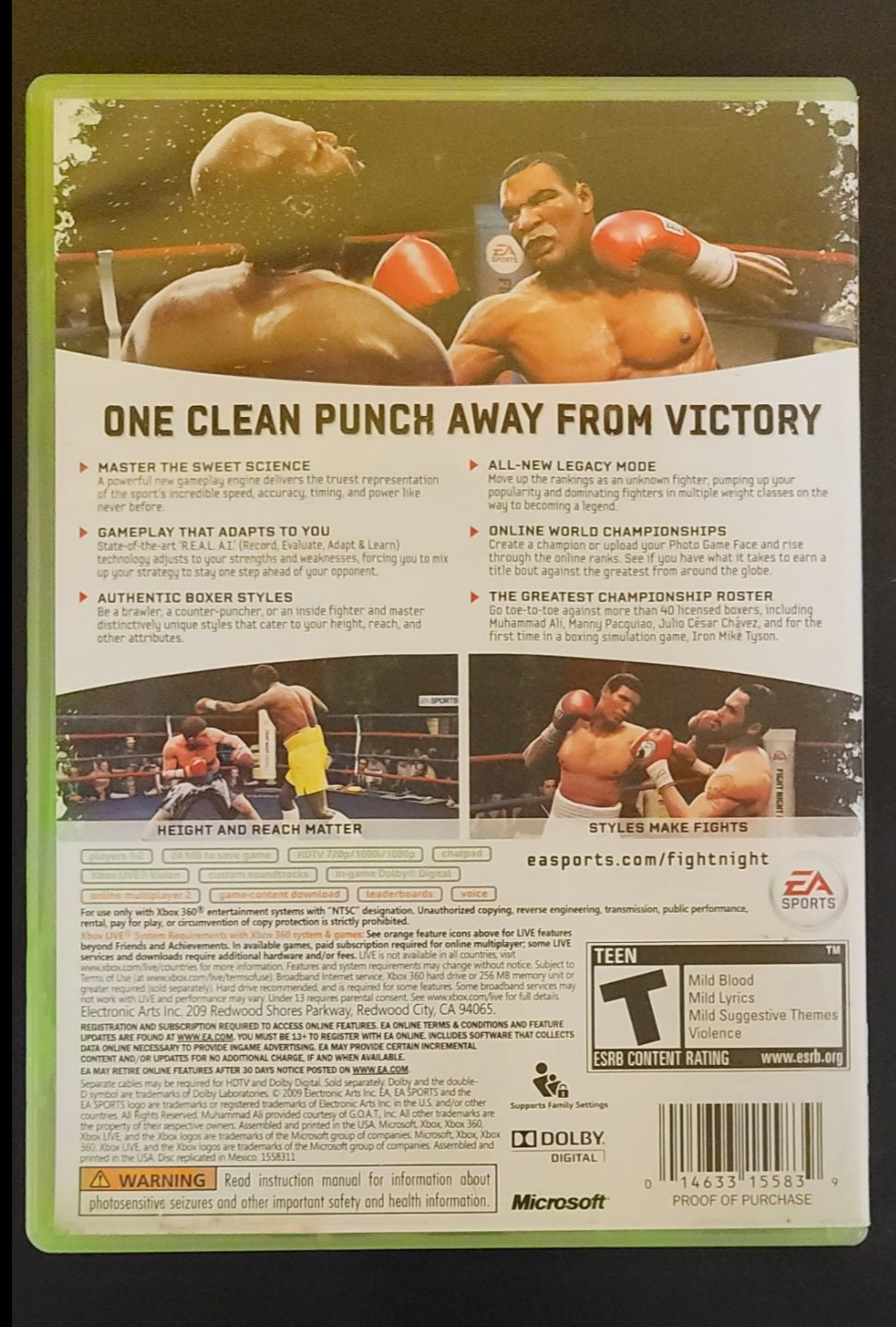Fight Night Round 4 - Xb360 - Used