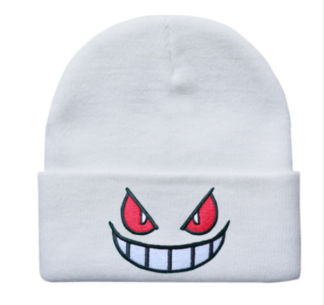 Pokemon Gengar Beanie Clothing- White