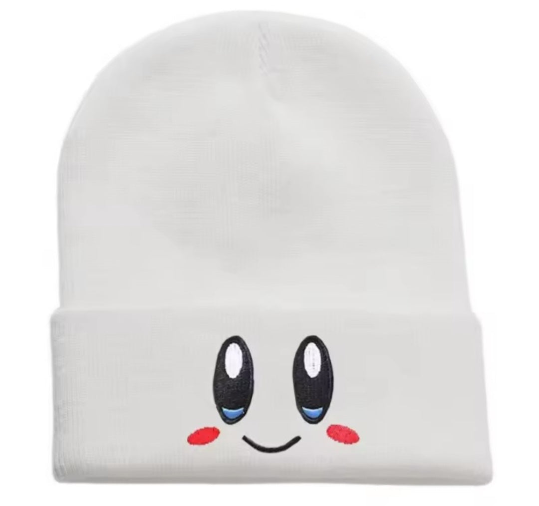 Kirby Beanie Clothing- White