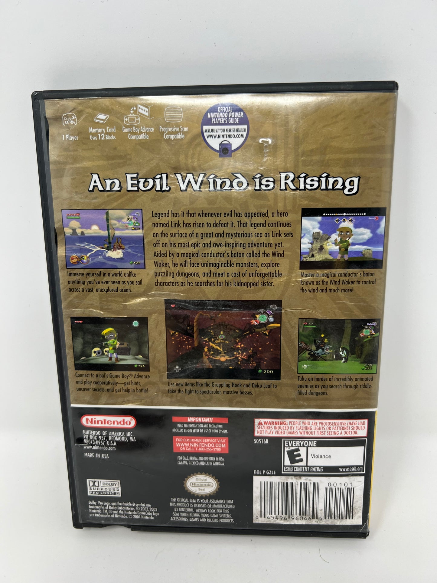 Legend of Zelda the Wind Waker (Player's Choice) - Gamecube-Used