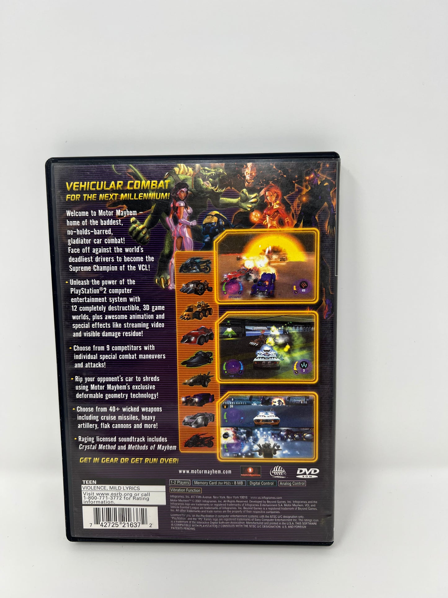 Motor Mayhem - PS2 Game - Used