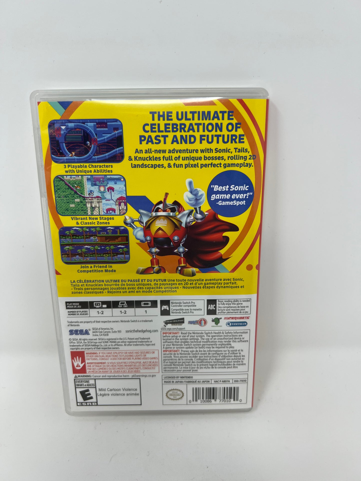 Sonic Mania - Switch - Used