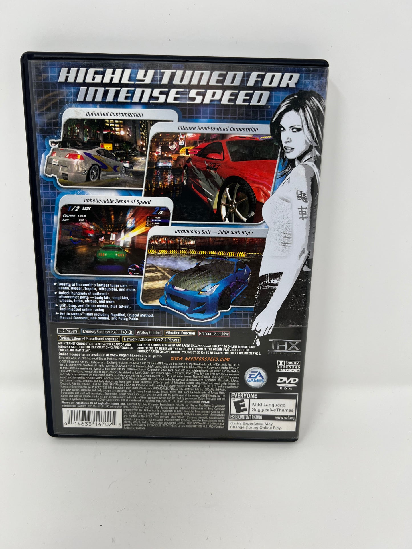 Need For Speed Underground - PS2 Game - Used