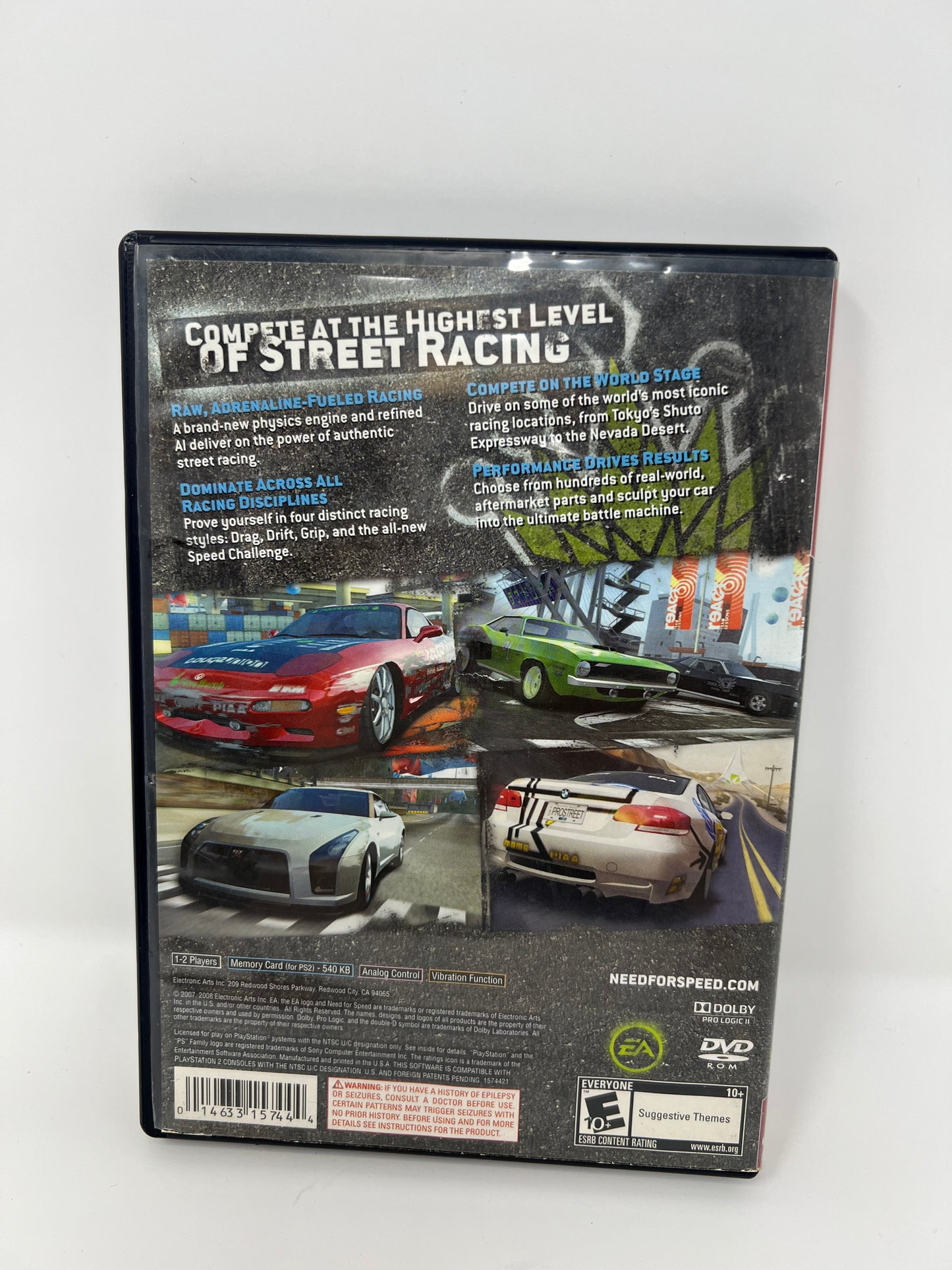 Need for Speed Pro Street (Greatest Hits) - PS2 Game - Used